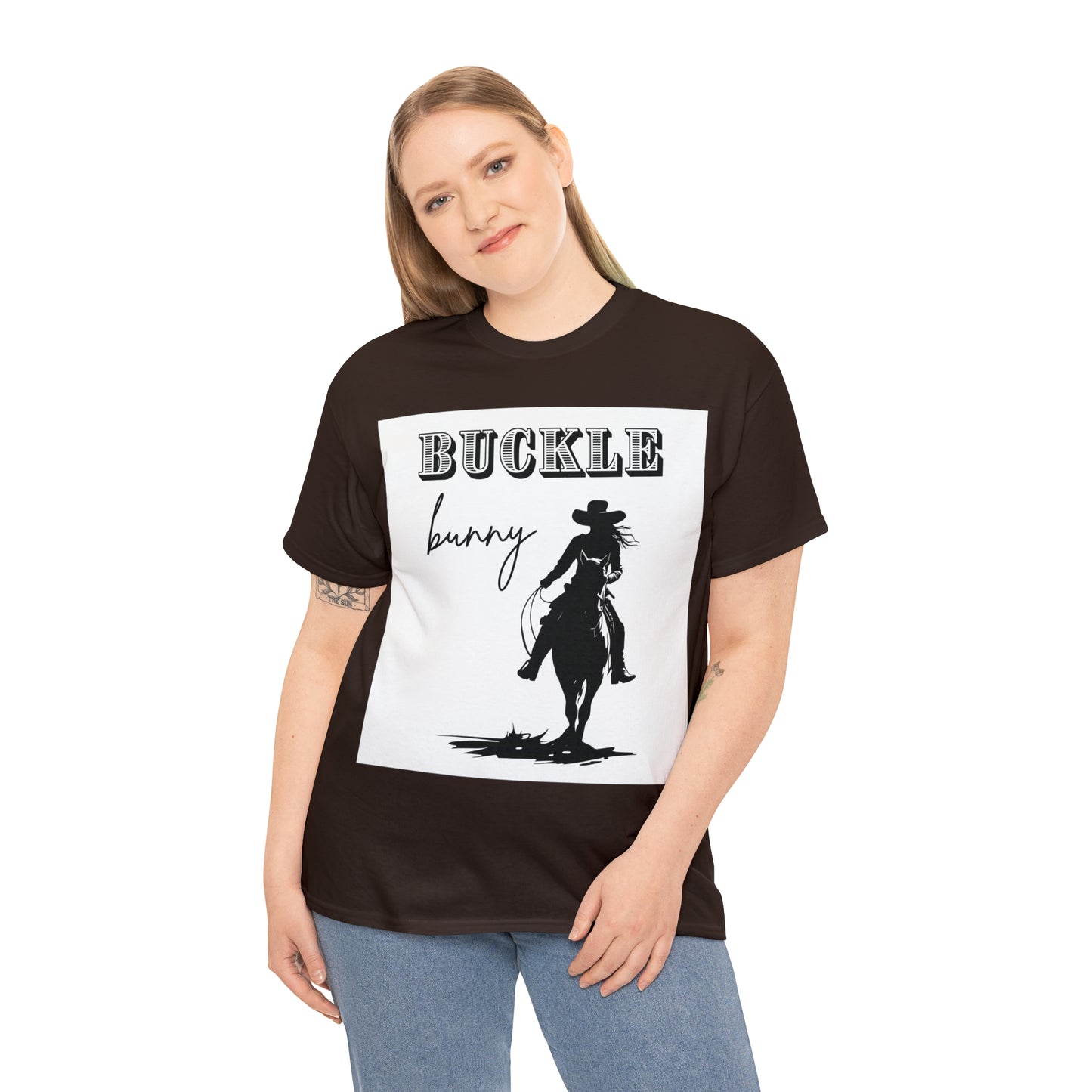 Unisex Cotton T-Shirt (buckle bunny)