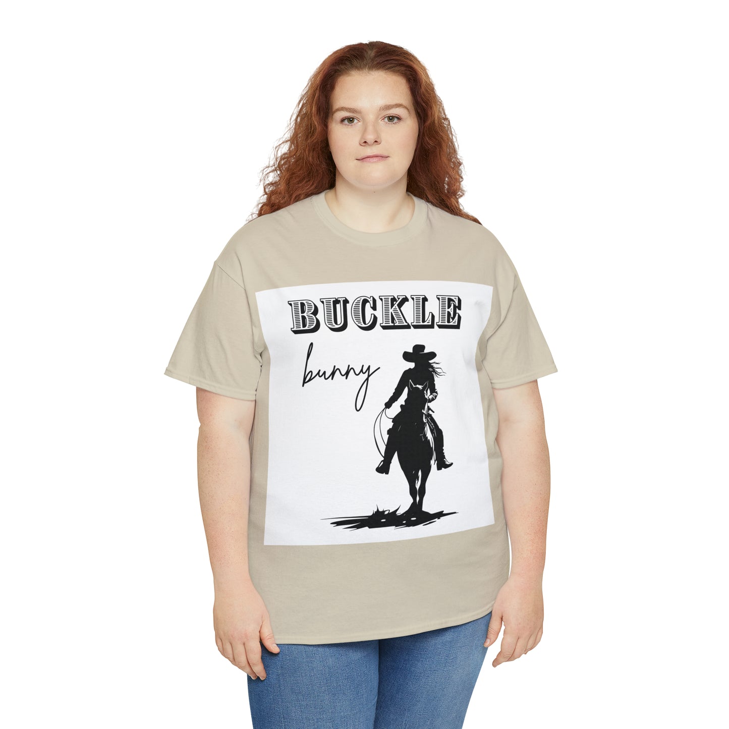 Unisex Cotton T-Shirt (buckle bunny)