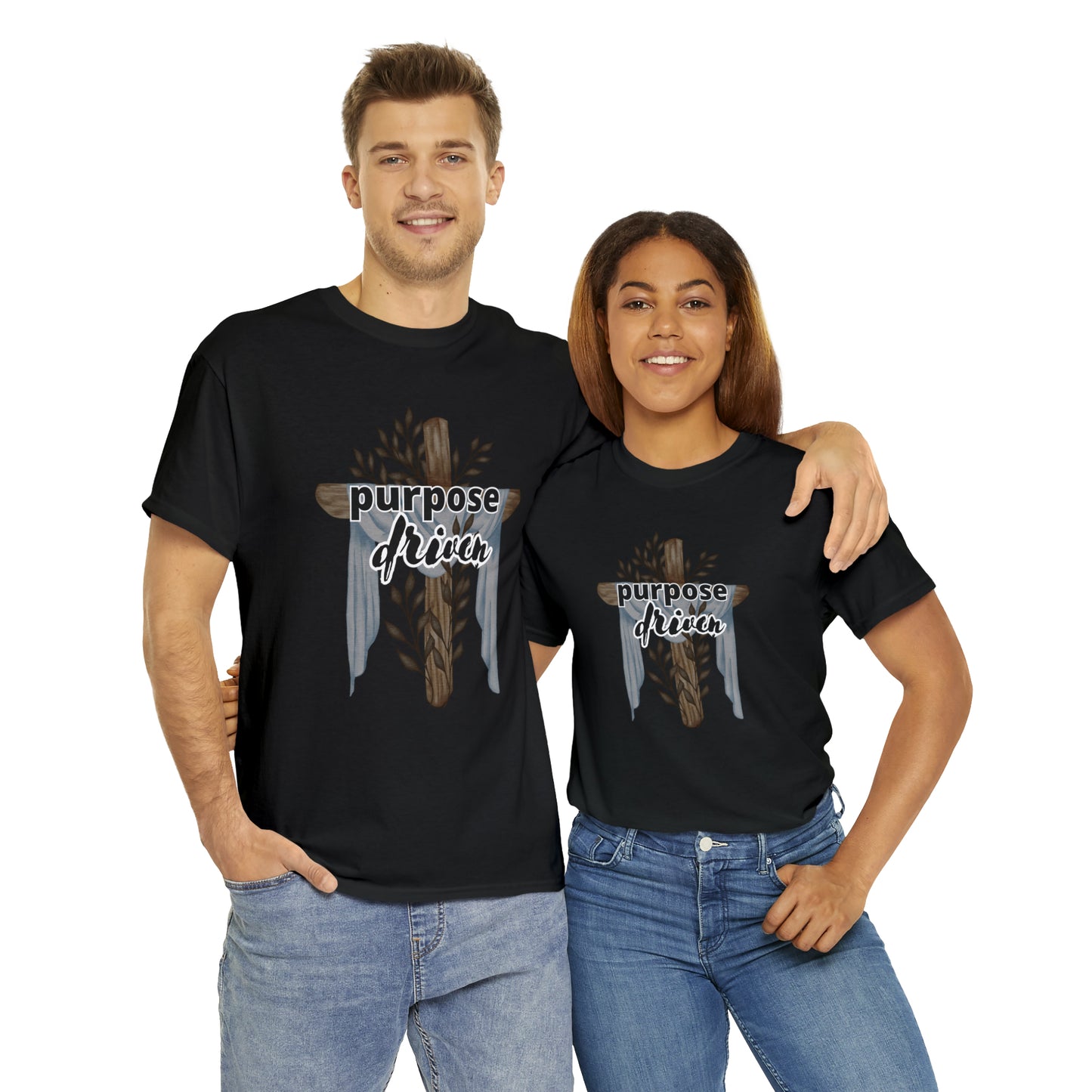 Unisex Cotton T-Shirt (purpose driven cross)