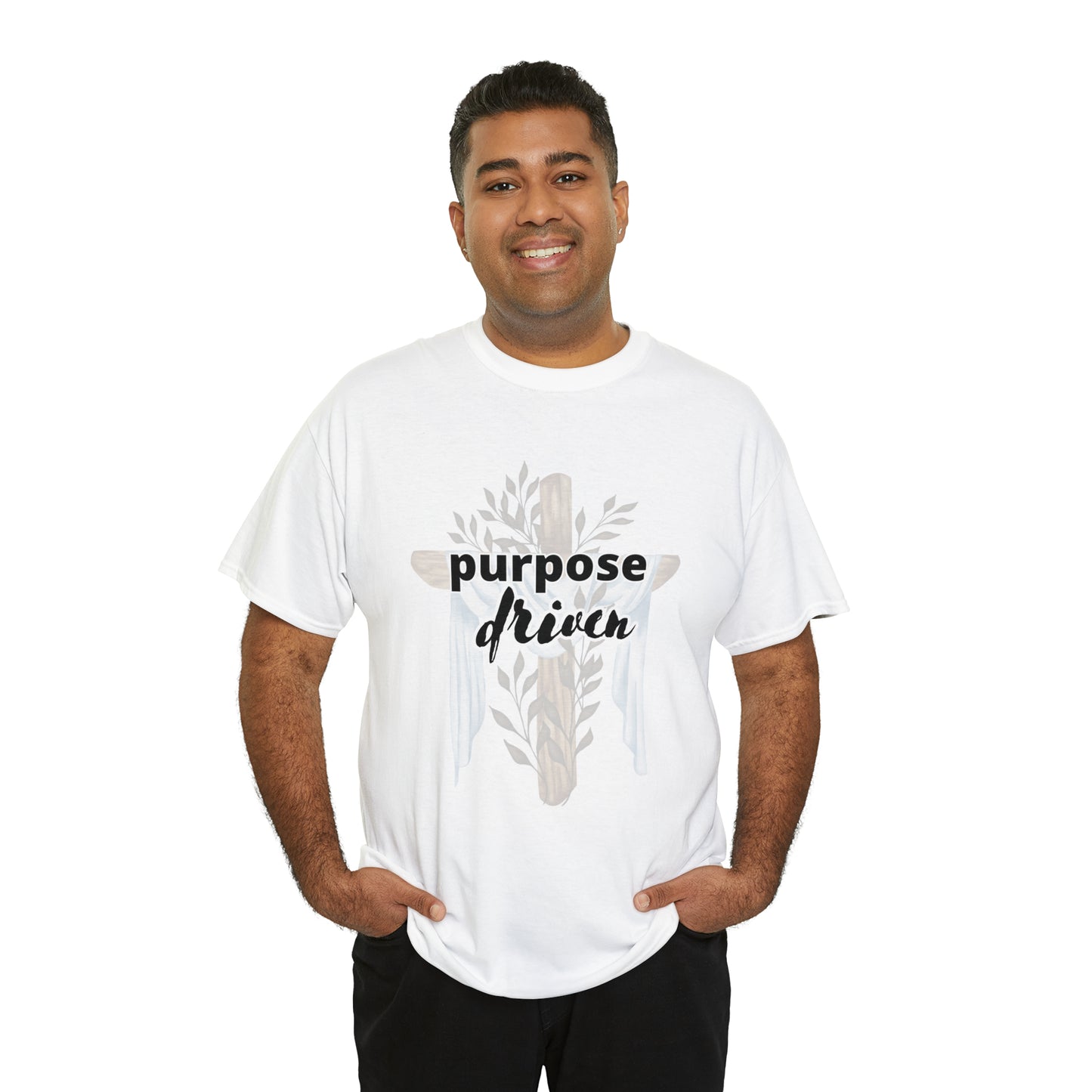 Unisex Cotton T-Shirt (purpose driven cross)