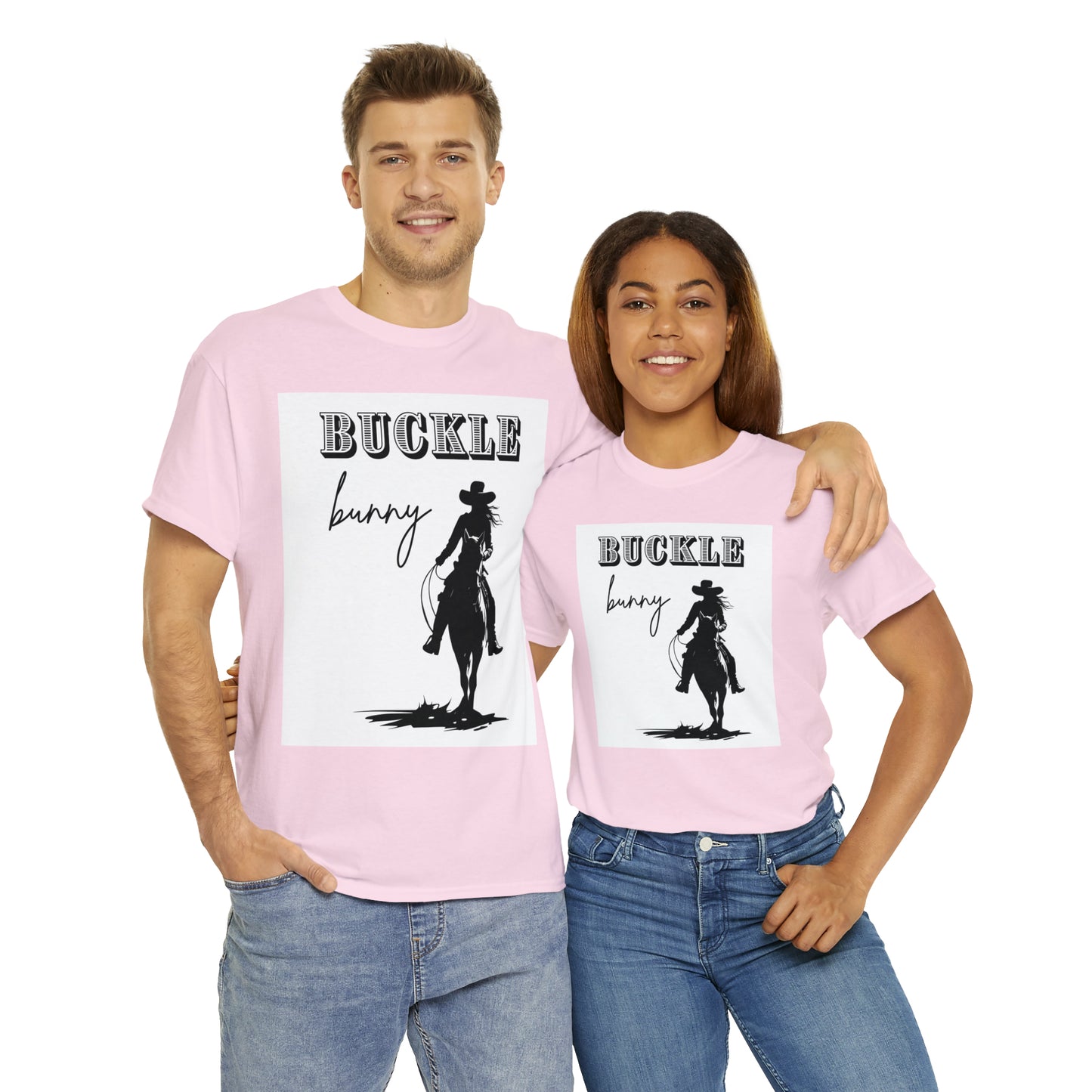 Unisex Cotton T-Shirt (buckle bunny)