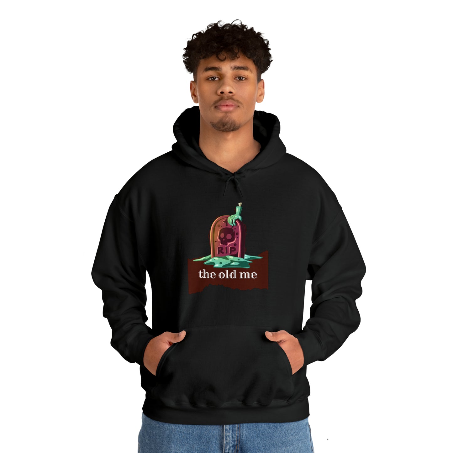 Unisex Hooded Sweatshirt (RIP the old me)