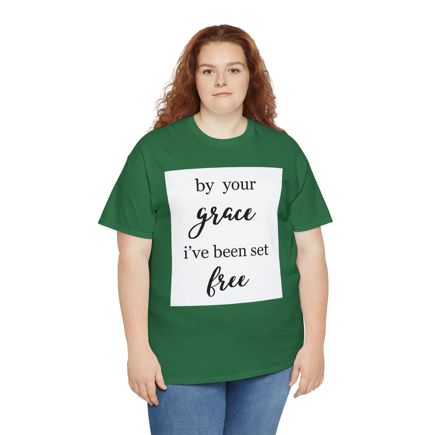 Unisex T-shirt (by your grace I’ve been set free)