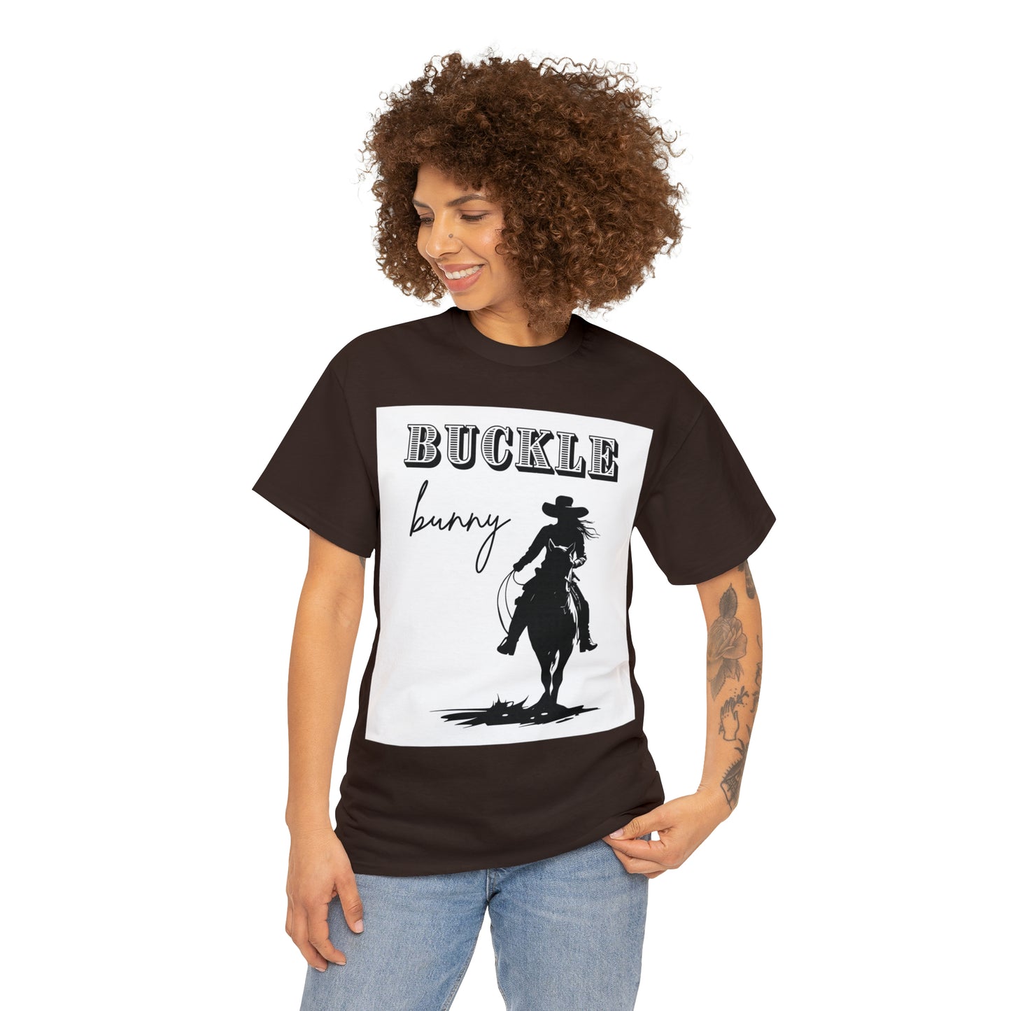 Unisex Cotton T-Shirt (buckle bunny)
