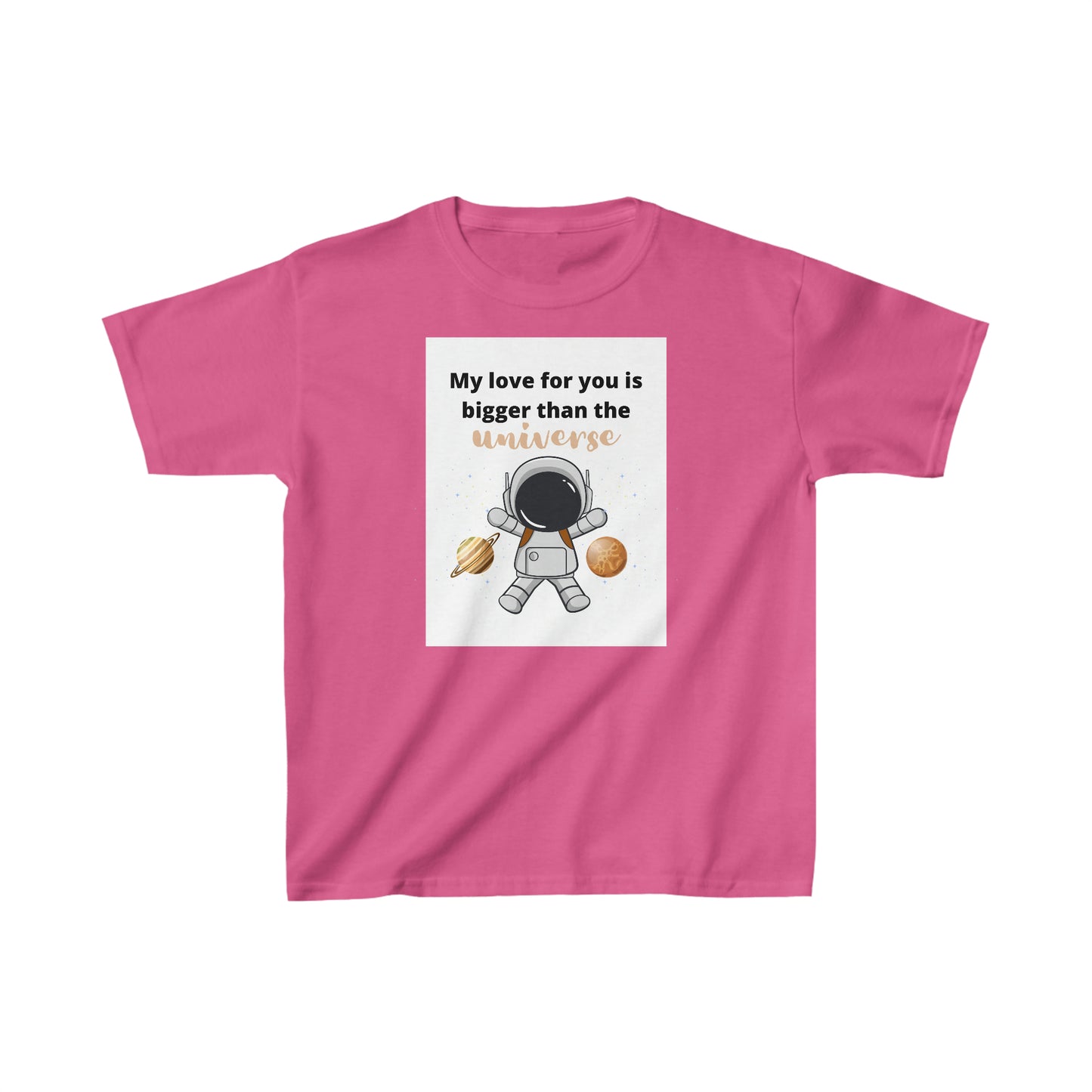 Kids “I love you more than the universe” Cotton Shirt