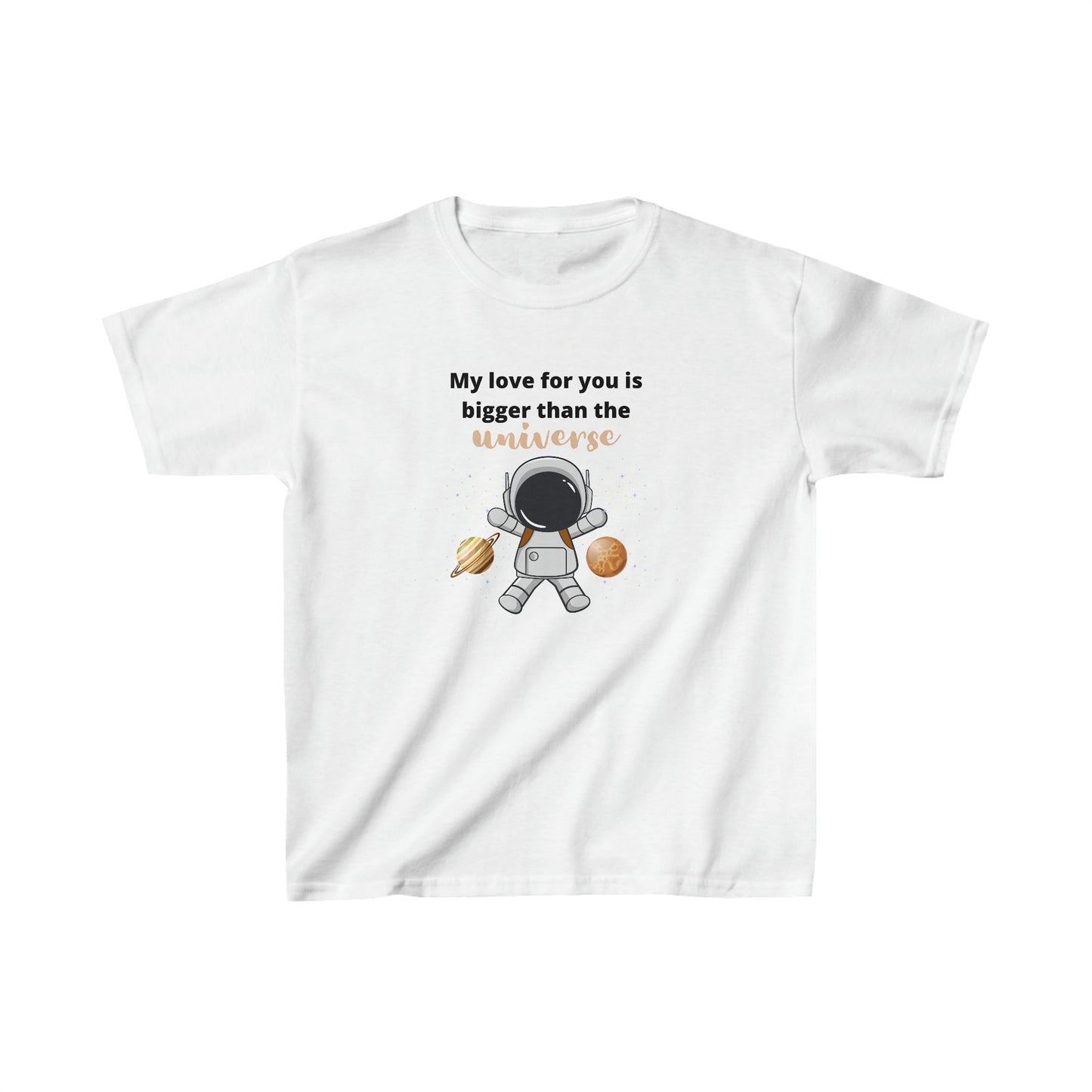Kids “I love you more than the universe” Cotton Shirt