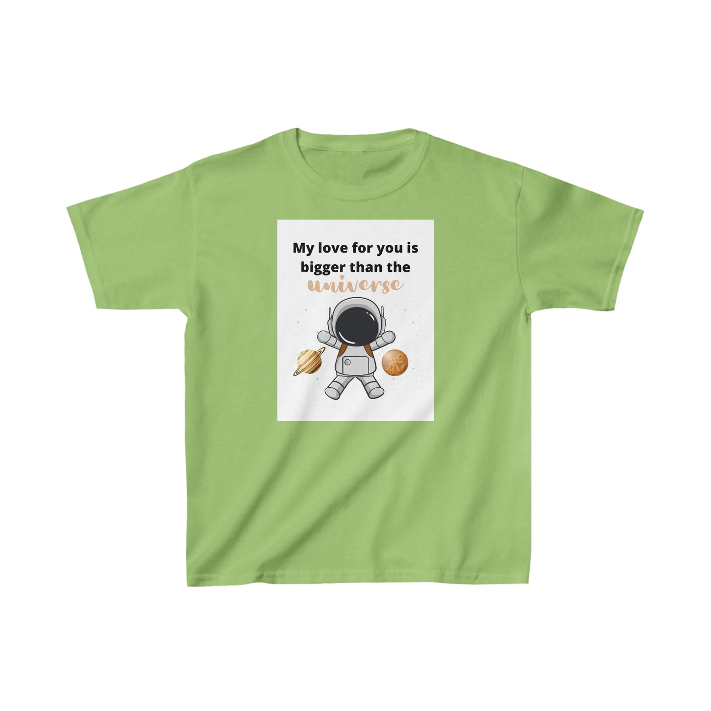 Kids “I love you more than the universe” Cotton Shirt