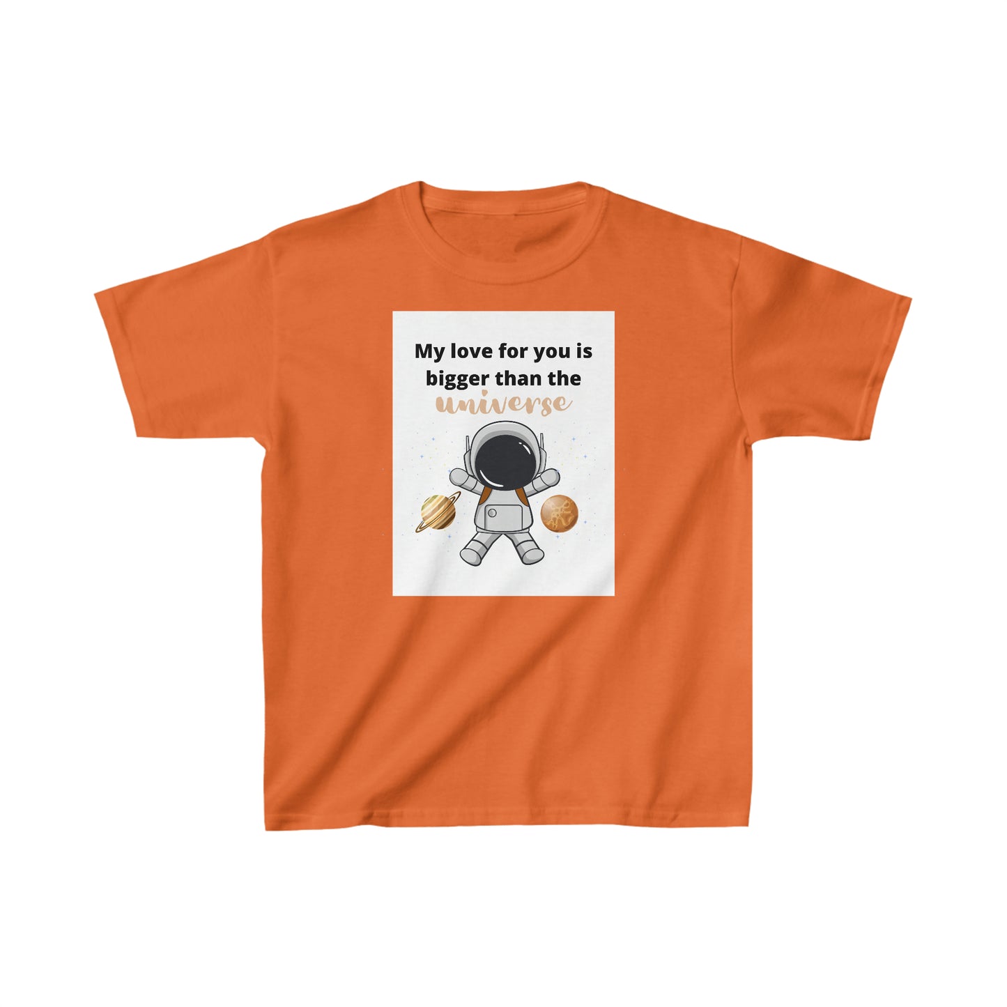 Kids “I love you more than the universe” Cotton Shirt