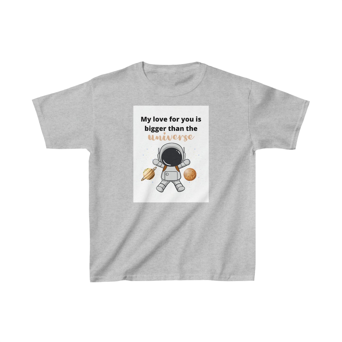Kids “I love you more than the universe” Cotton Shirt