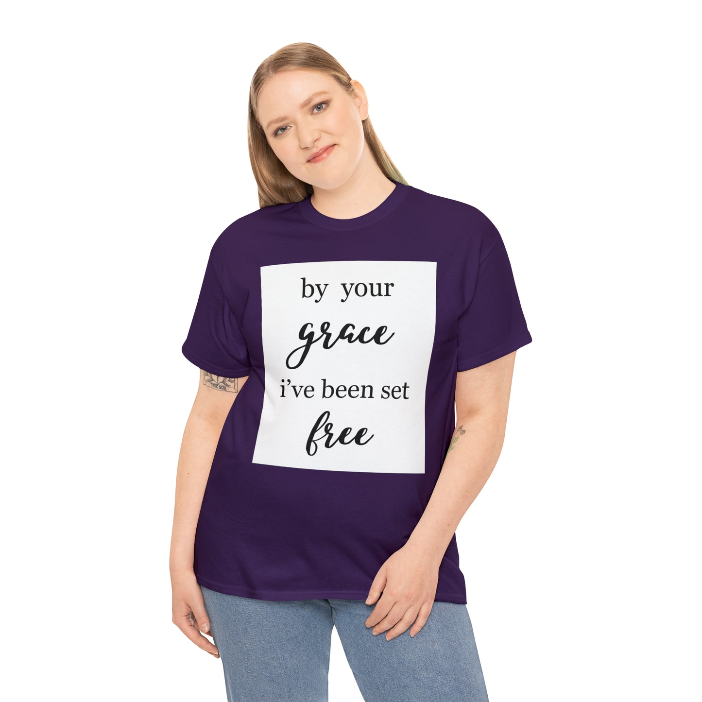Unisex T-shirt (by your grace I’ve been set free)
