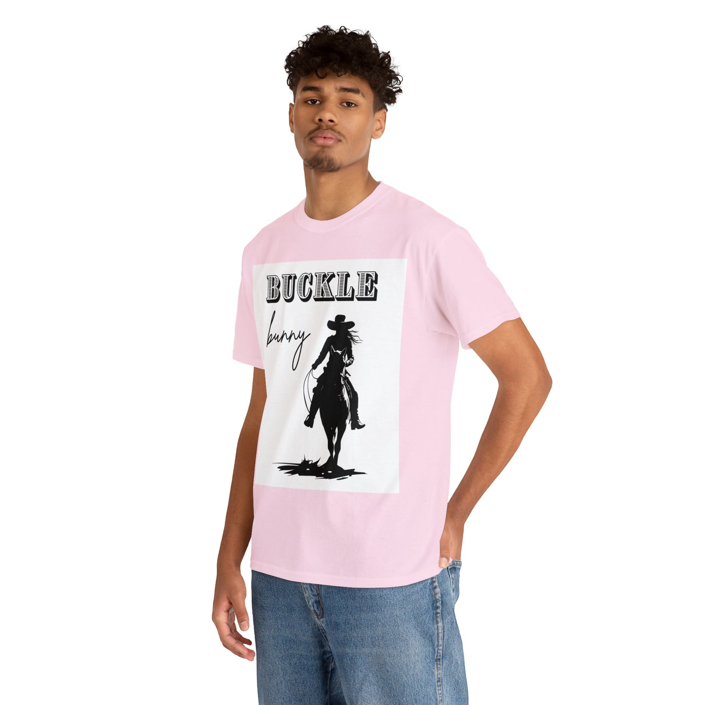 Unisex Cotton T-Shirt (buckle bunny)