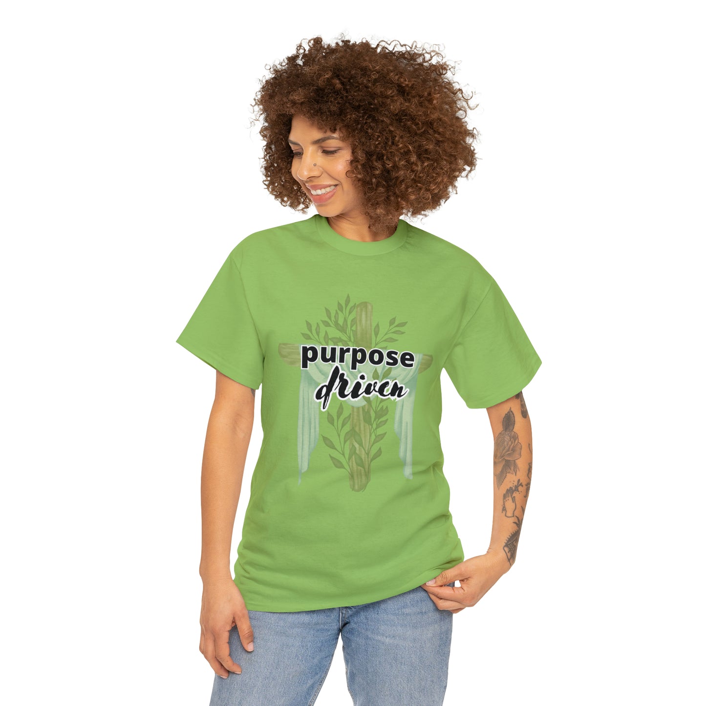Unisex Cotton T-Shirt (purpose driven cross)