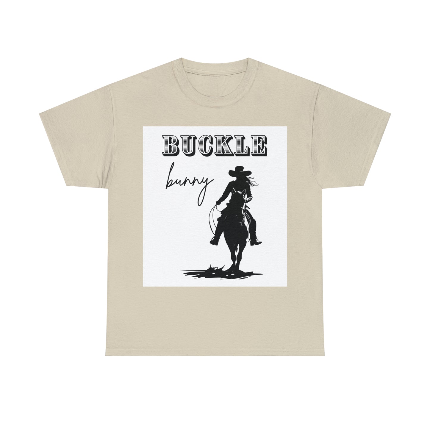 Unisex Cotton T-Shirt (buckle bunny)