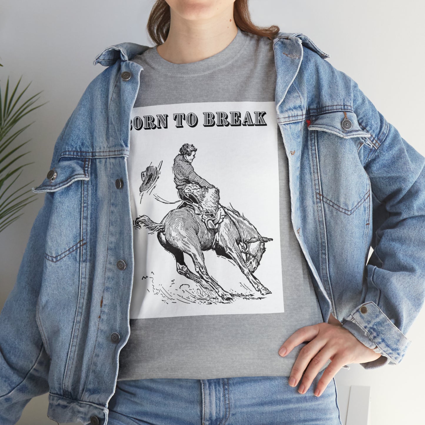 Unisex Cotton T-Shirt (born to break)