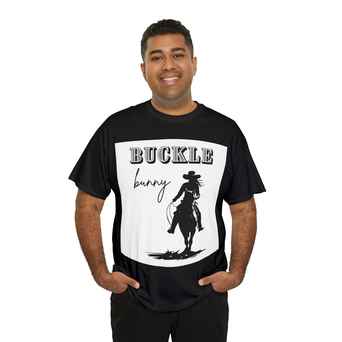 Unisex Cotton T-Shirt (buckle bunny)