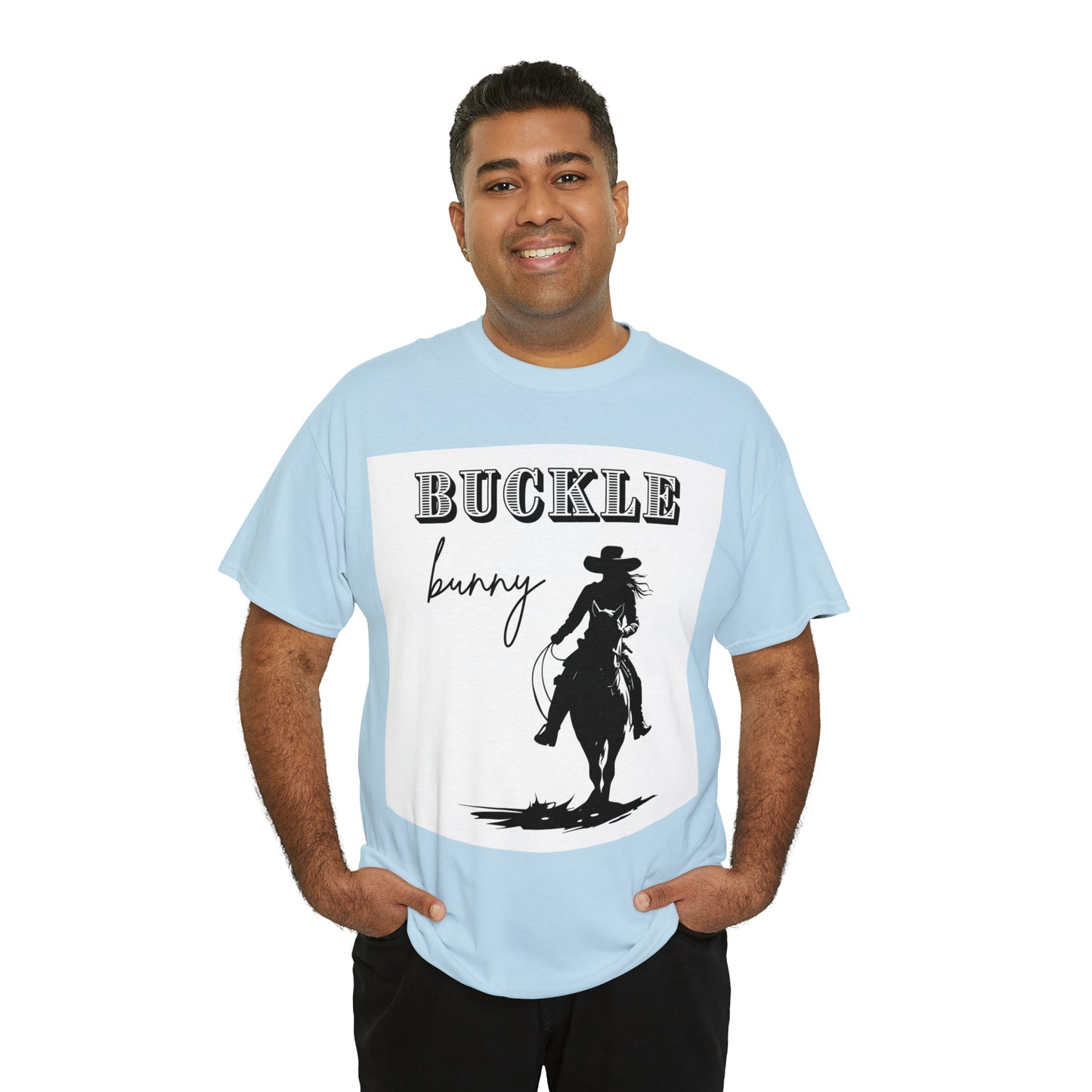 Unisex Cotton T-Shirt (buckle bunny)