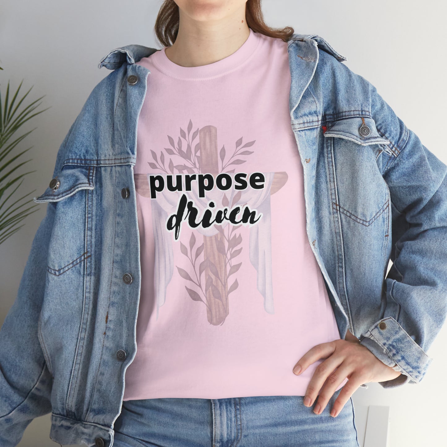 Unisex Cotton T-Shirt (purpose driven cross)