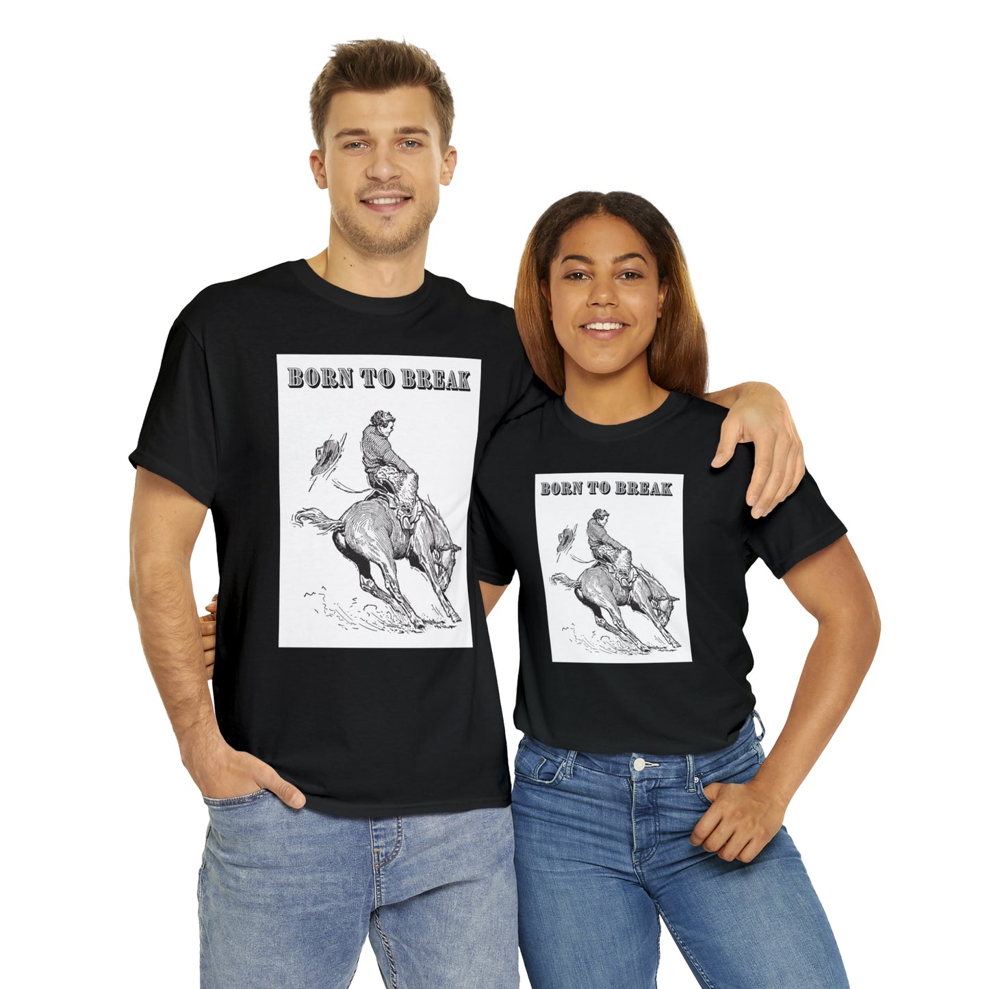 Unisex Cotton T-Shirt (born to break)