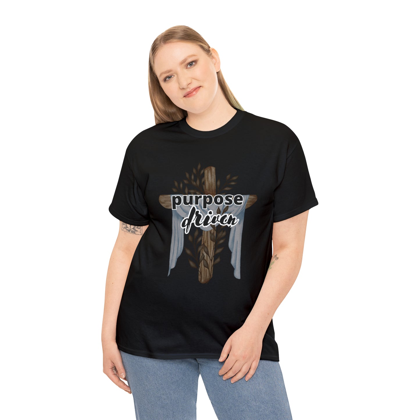 Unisex Cotton T-Shirt (purpose driven cross)