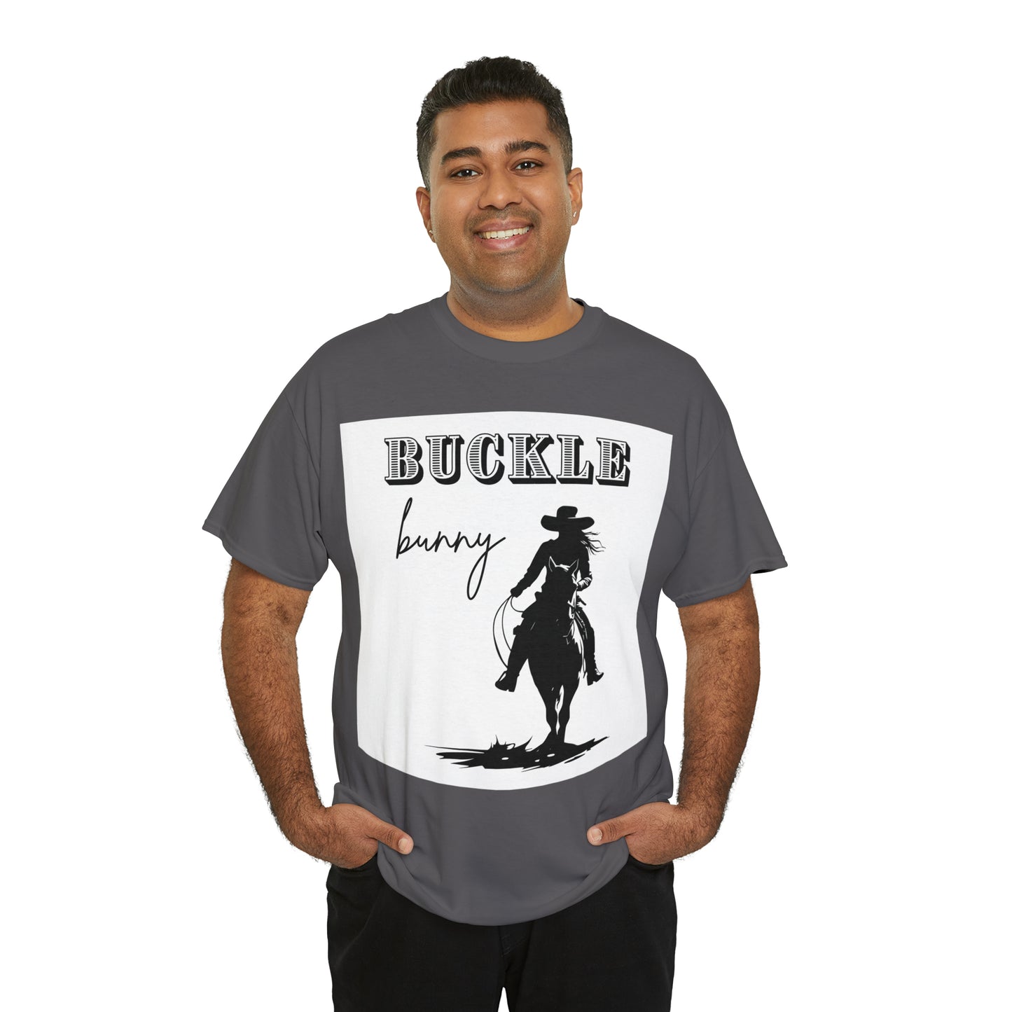 Unisex Cotton T-Shirt (buckle bunny)