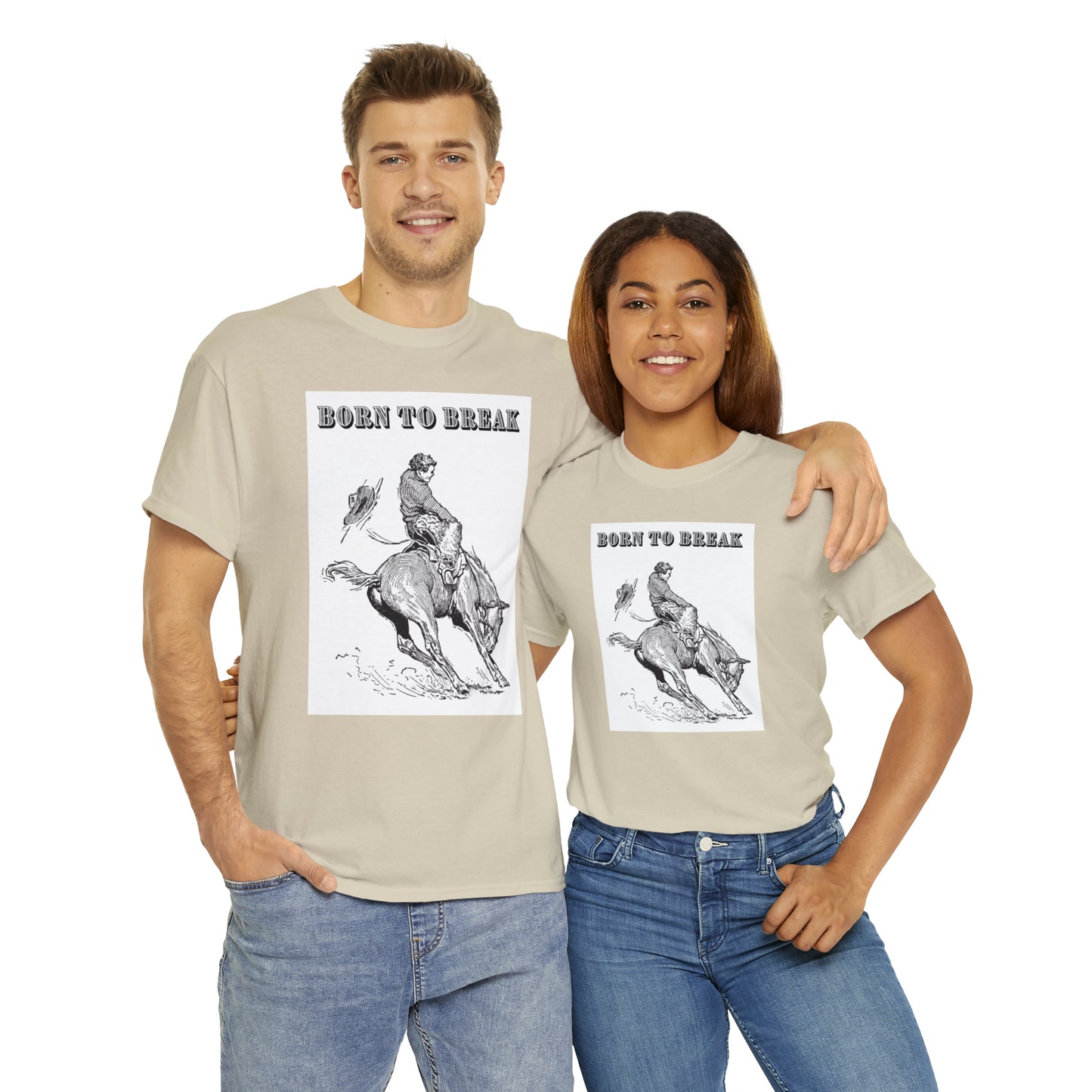 Unisex Cotton T-Shirt (born to break)