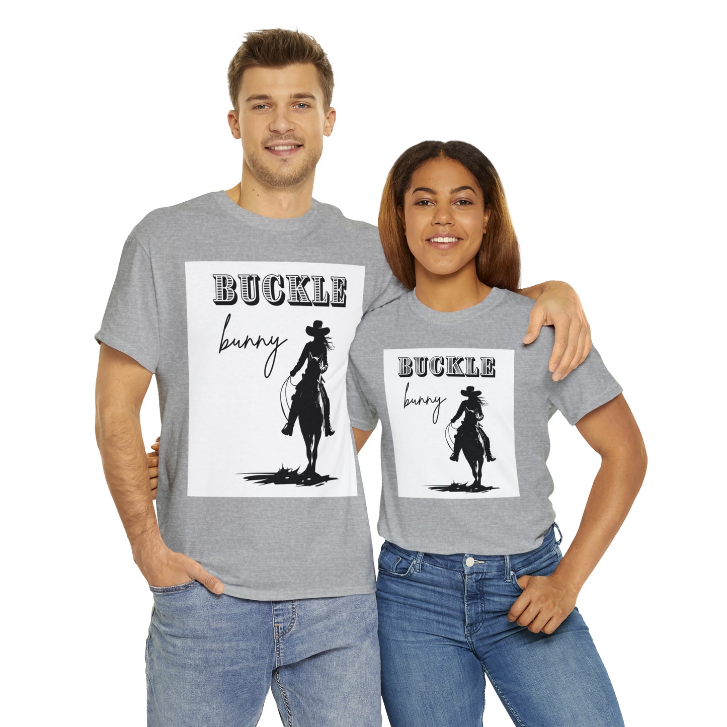 Unisex Cotton T-Shirt (buckle bunny)
