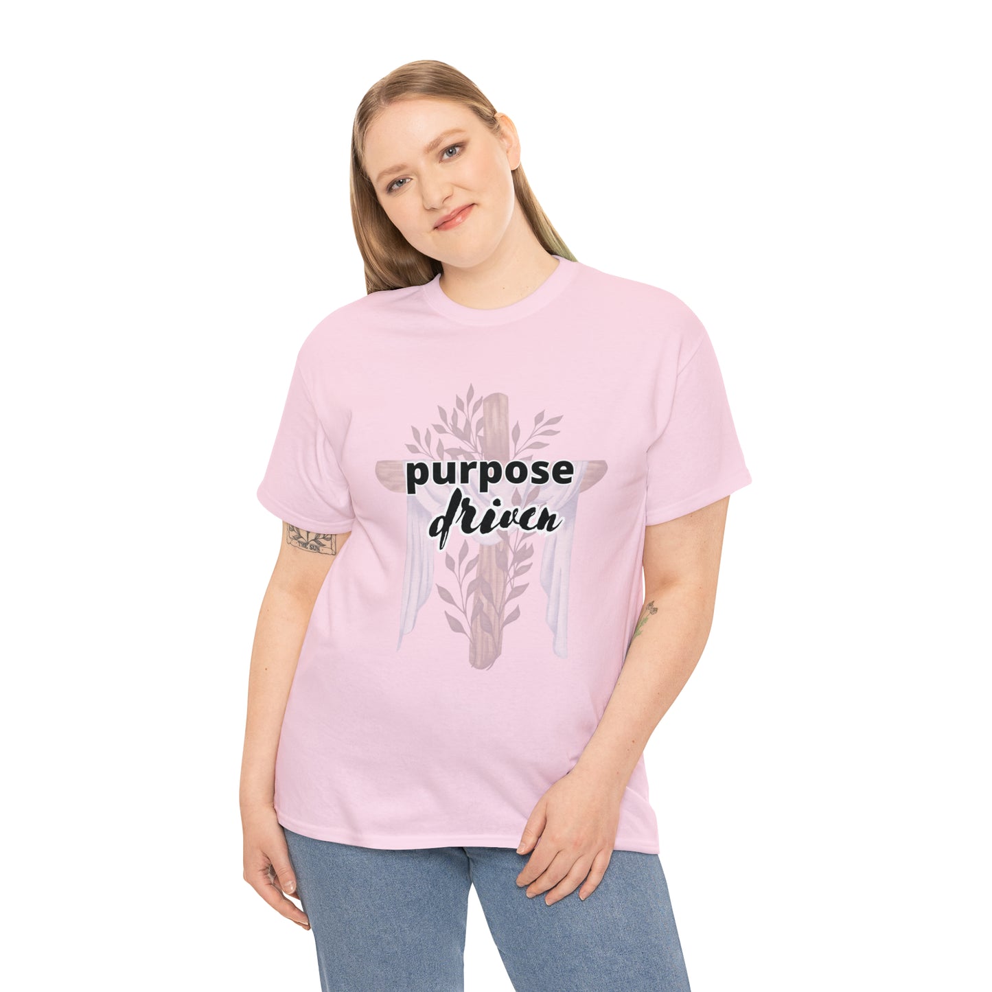 Unisex Cotton T-Shirt (purpose driven cross)