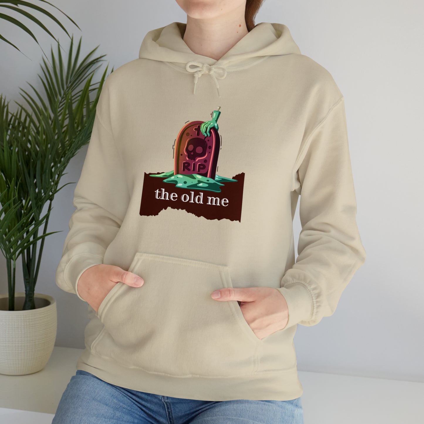 Unisex Hooded Sweatshirt (RIP the old me)
