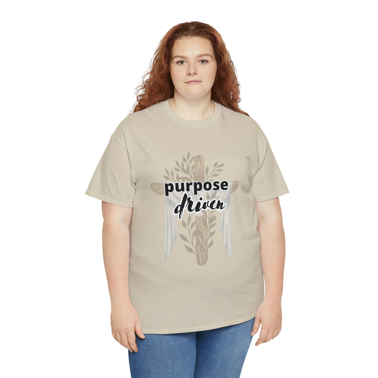 Unisex Cotton T-Shirt (purpose driven cross)