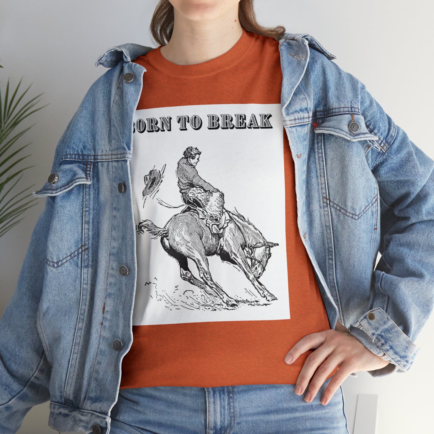 Unisex Cotton T-Shirt (born to break)