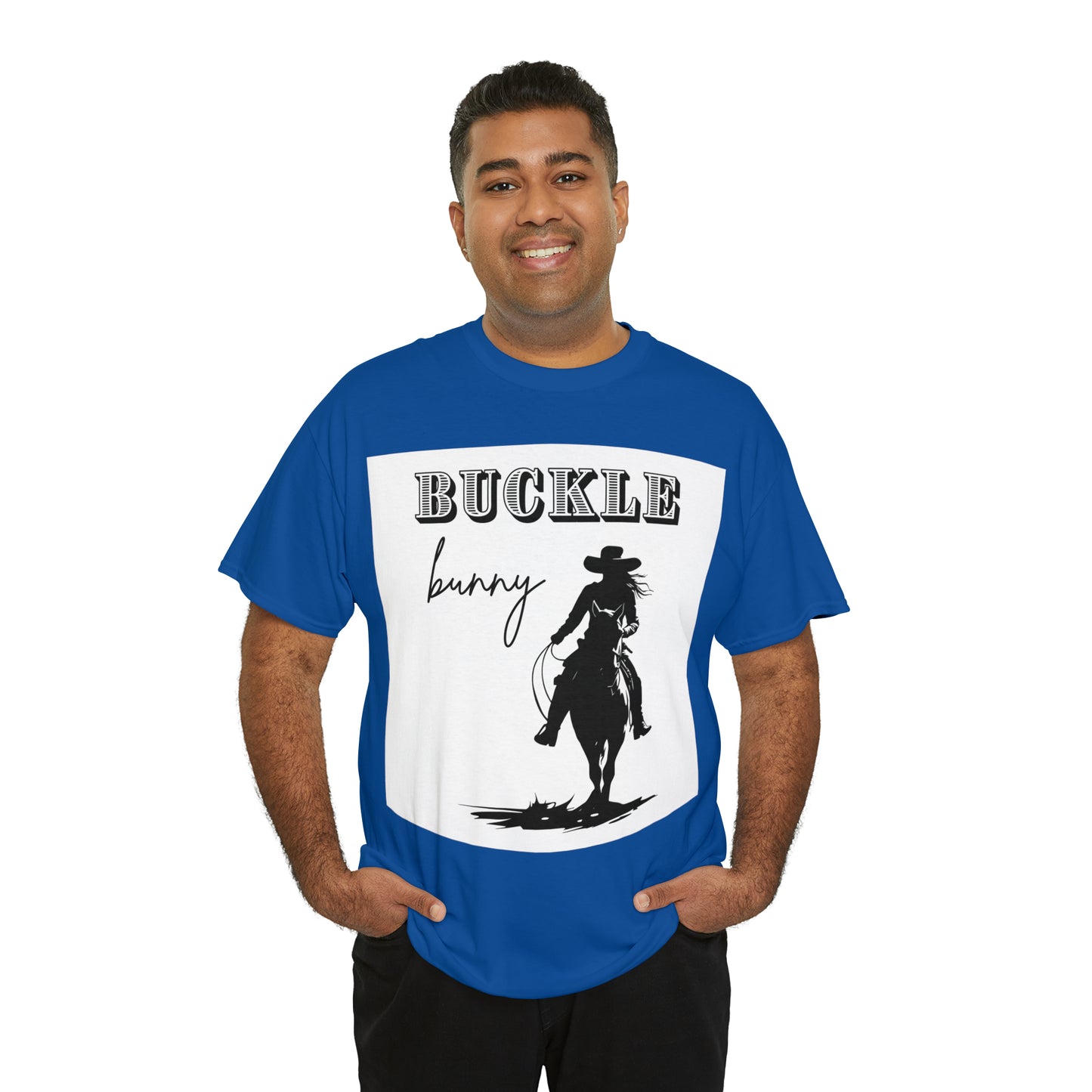 Unisex Cotton T-Shirt (buckle bunny)