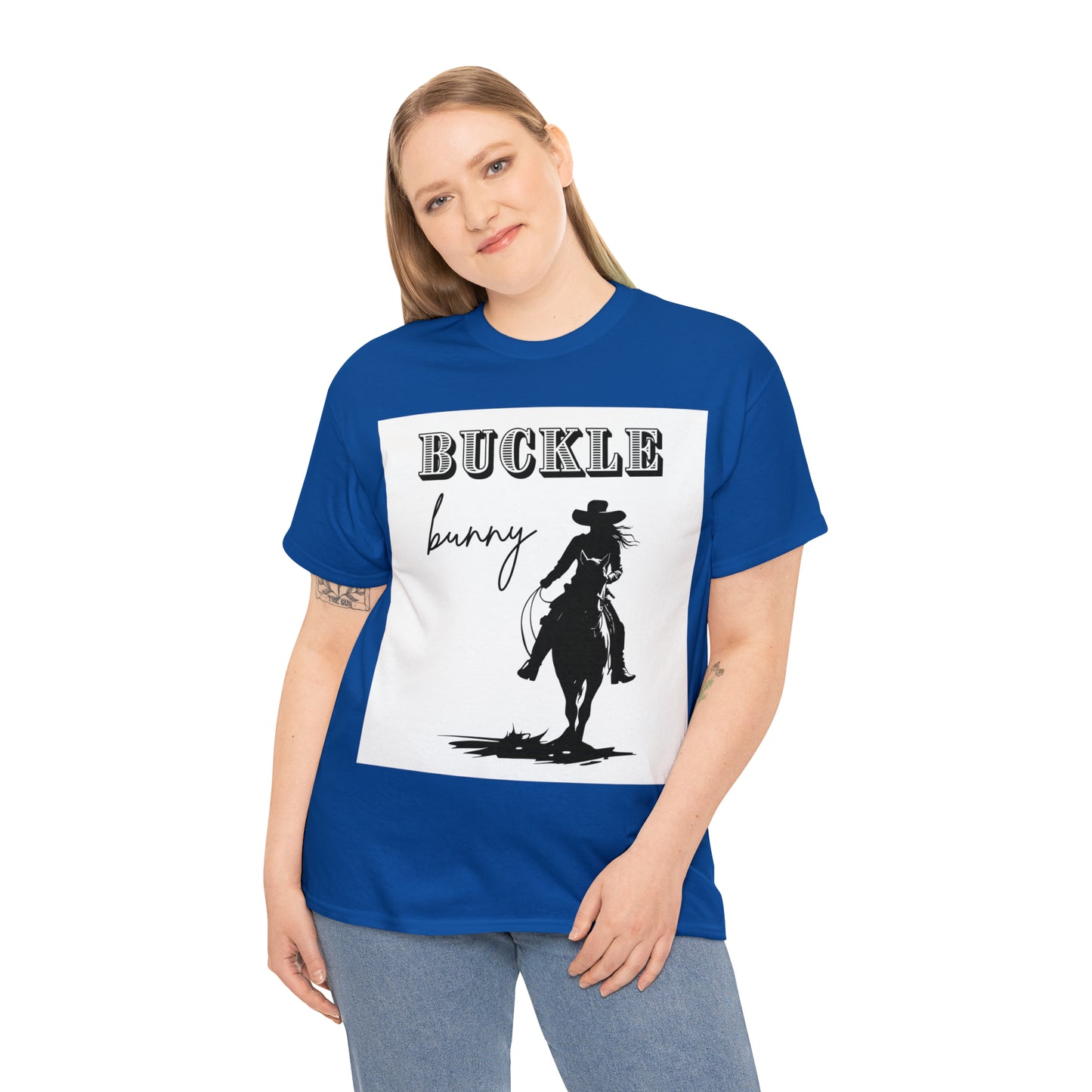 Unisex Cotton T-Shirt (buckle bunny)