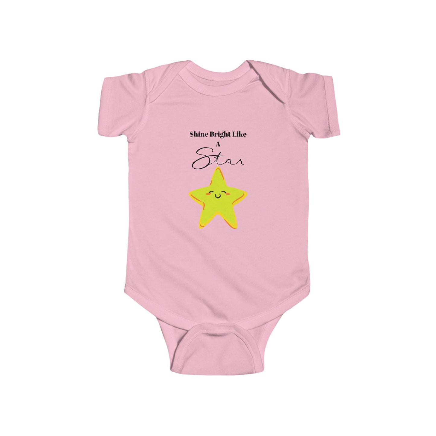 Shine Bright Like A Star Baby Onesie