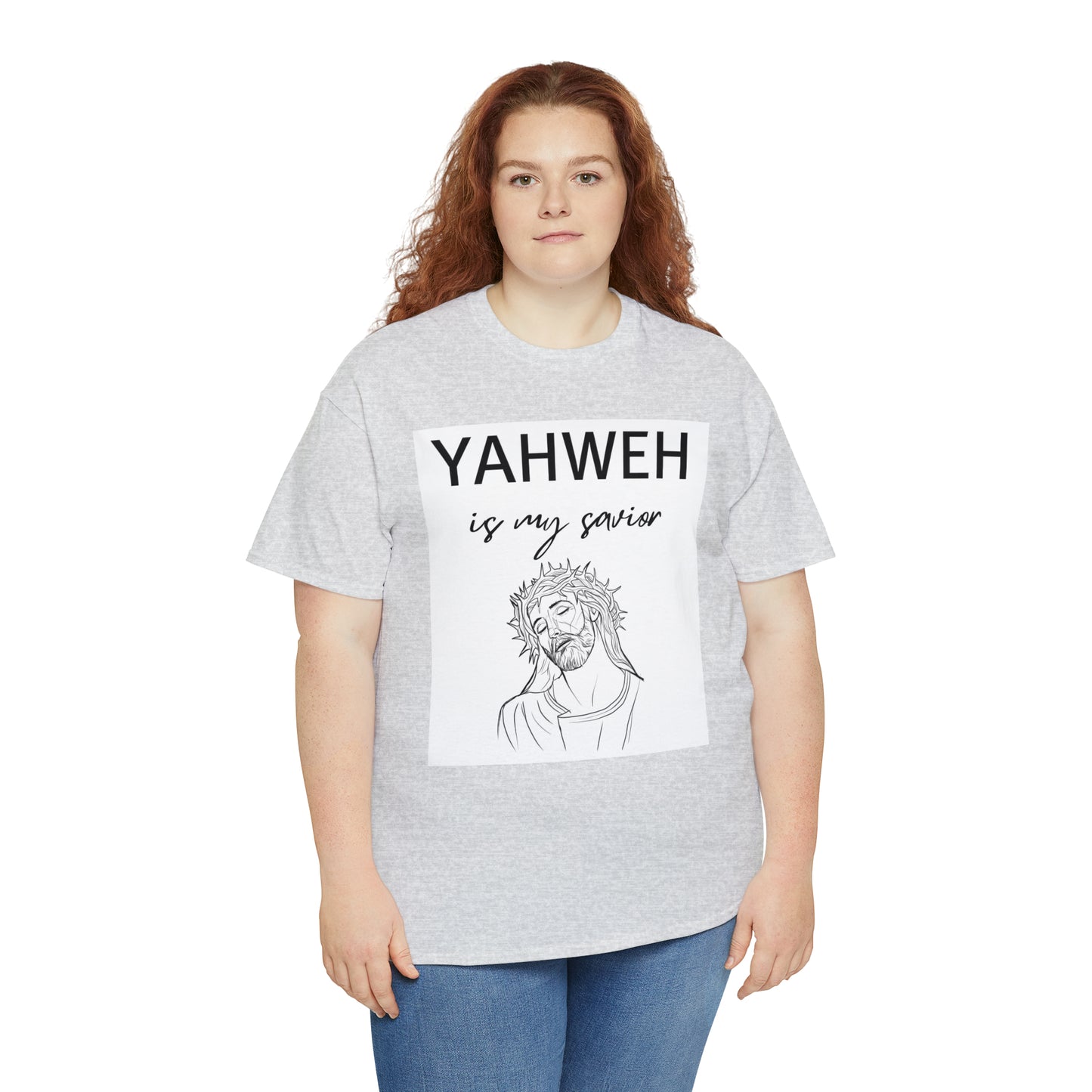 Unisex Tee (Yahweh Is My Savior) with Jesus design