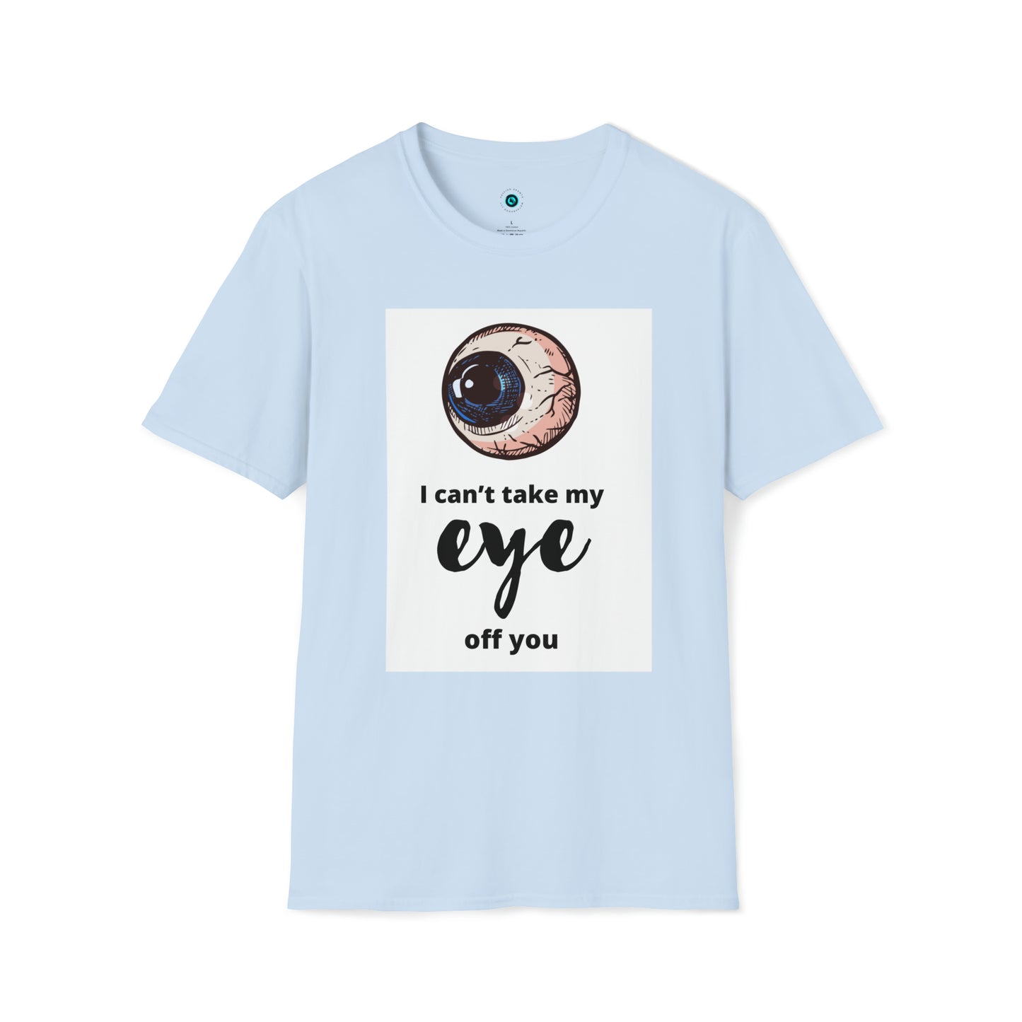 Halloween Unisex Softstyle T-Shirt (i can’t take my eye off you)