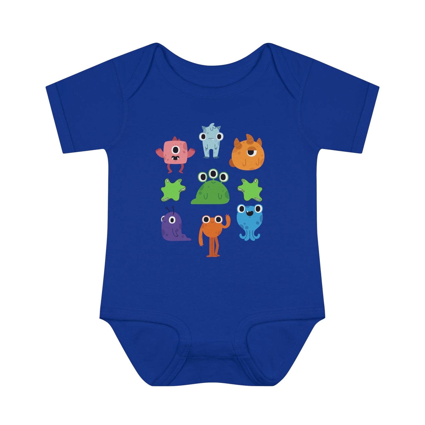 Halloween Monsters Baby Bodysuit (unisex)