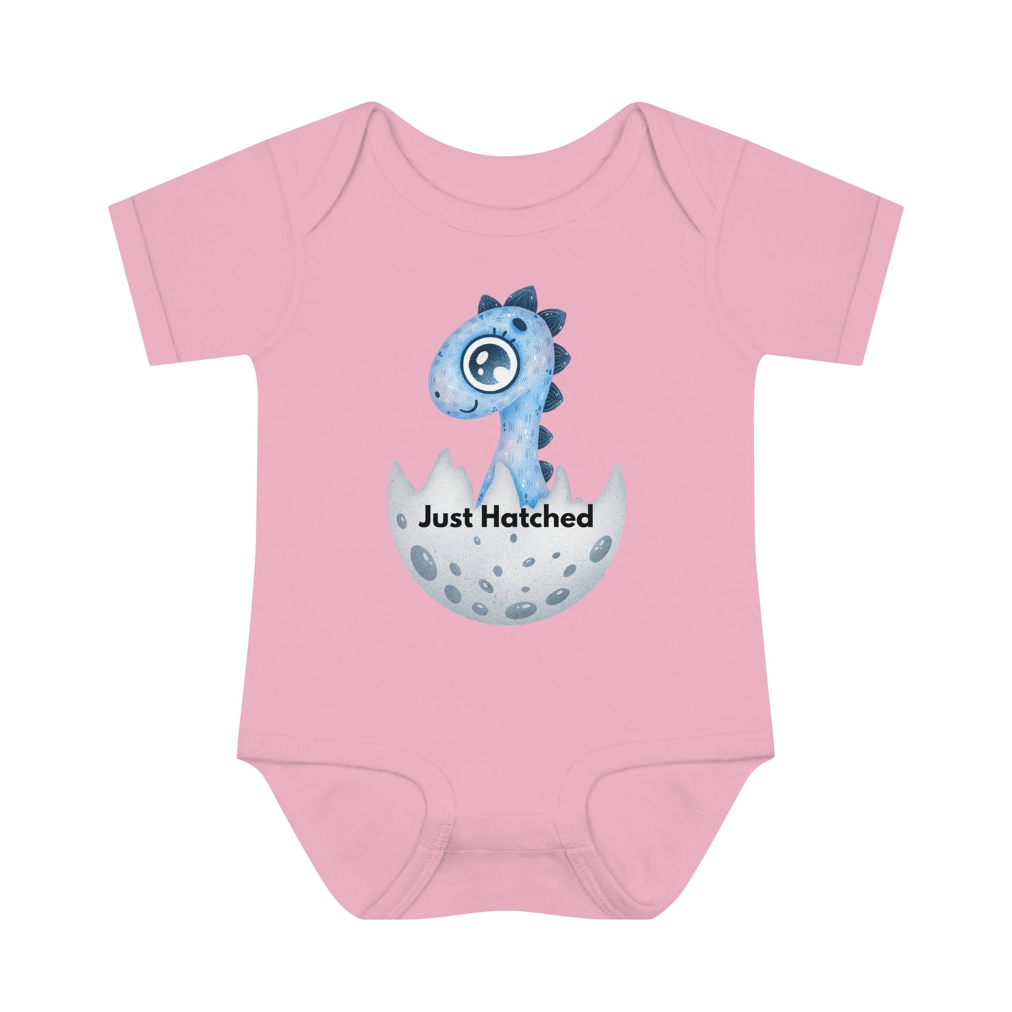 Boy Baby Onesie (just hatched dinosaur)