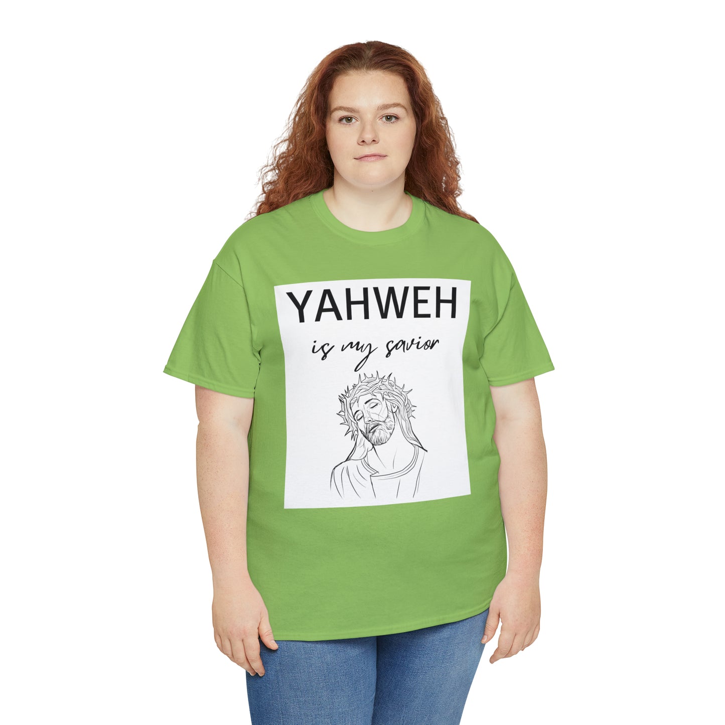 Unisex Tee (Yahweh Is My Savior) with Jesus design