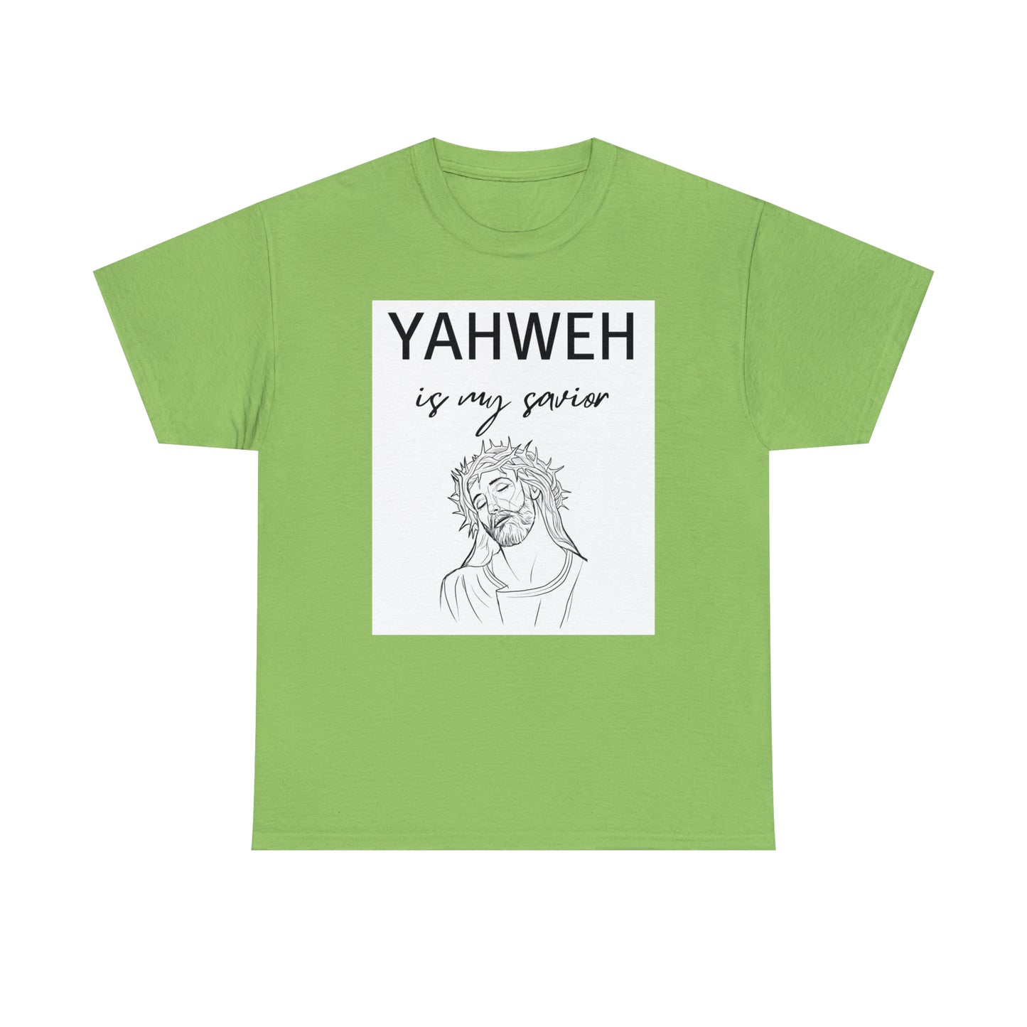 Unisex Tee (Yahweh Is My Savior) with Jesus design