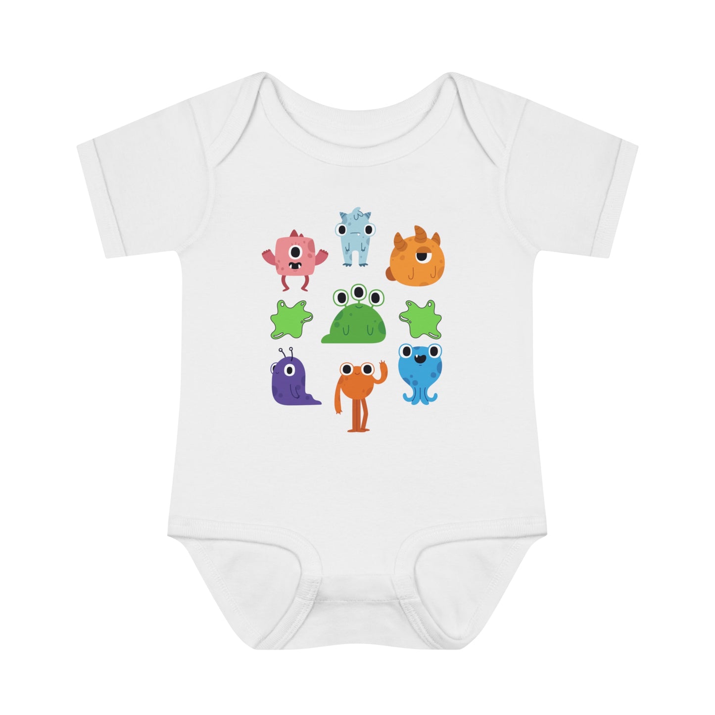 Halloween Monsters Baby Bodysuit (unisex)