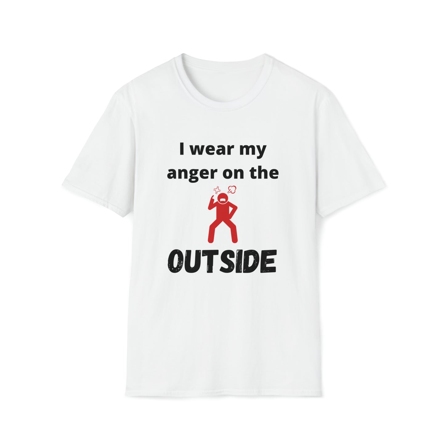 Men’s Softstyle T-Shirt (I wear my anger on the outside)