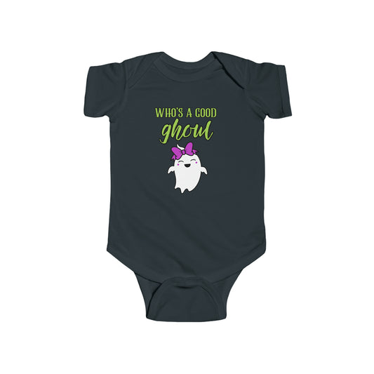 Halloween Infant Onesie (who’s a good ghoul)