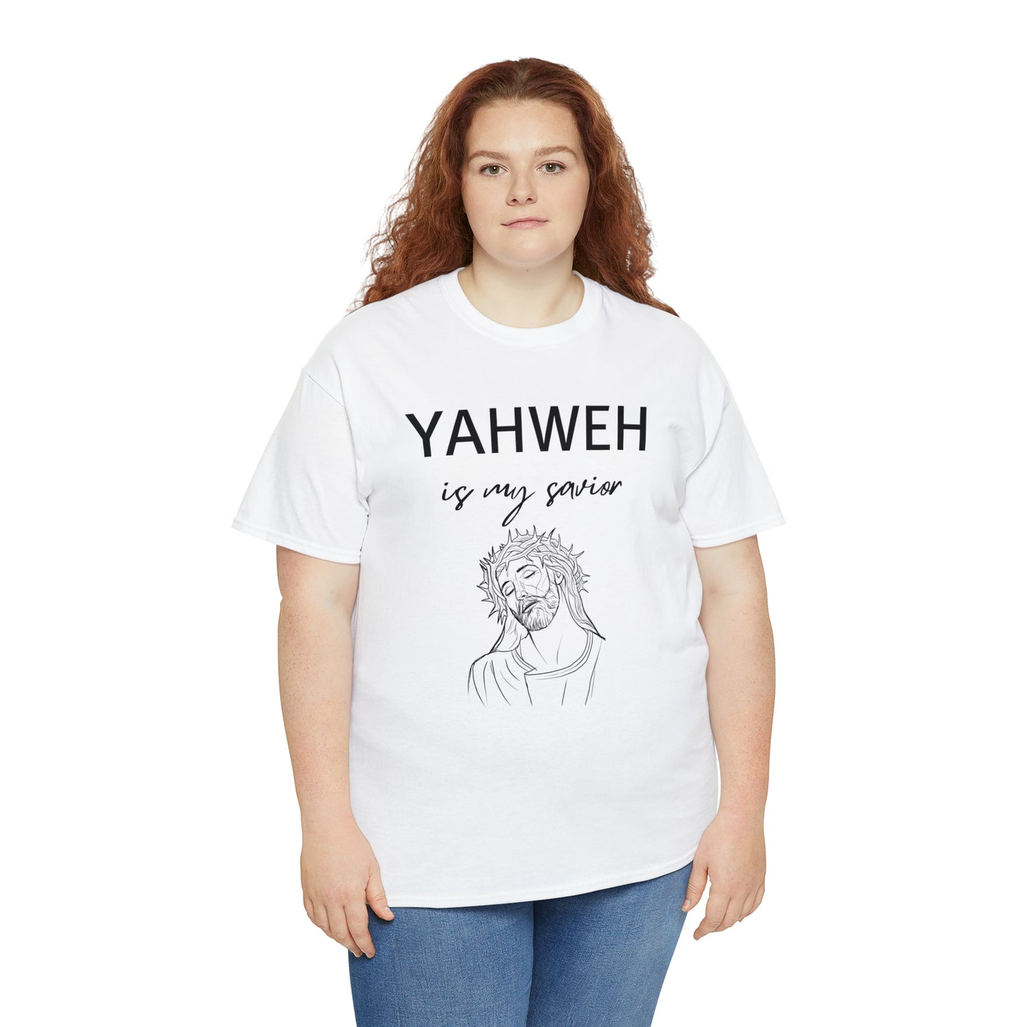 Unisex Tee (Yahweh Is My Savior) with Jesus design