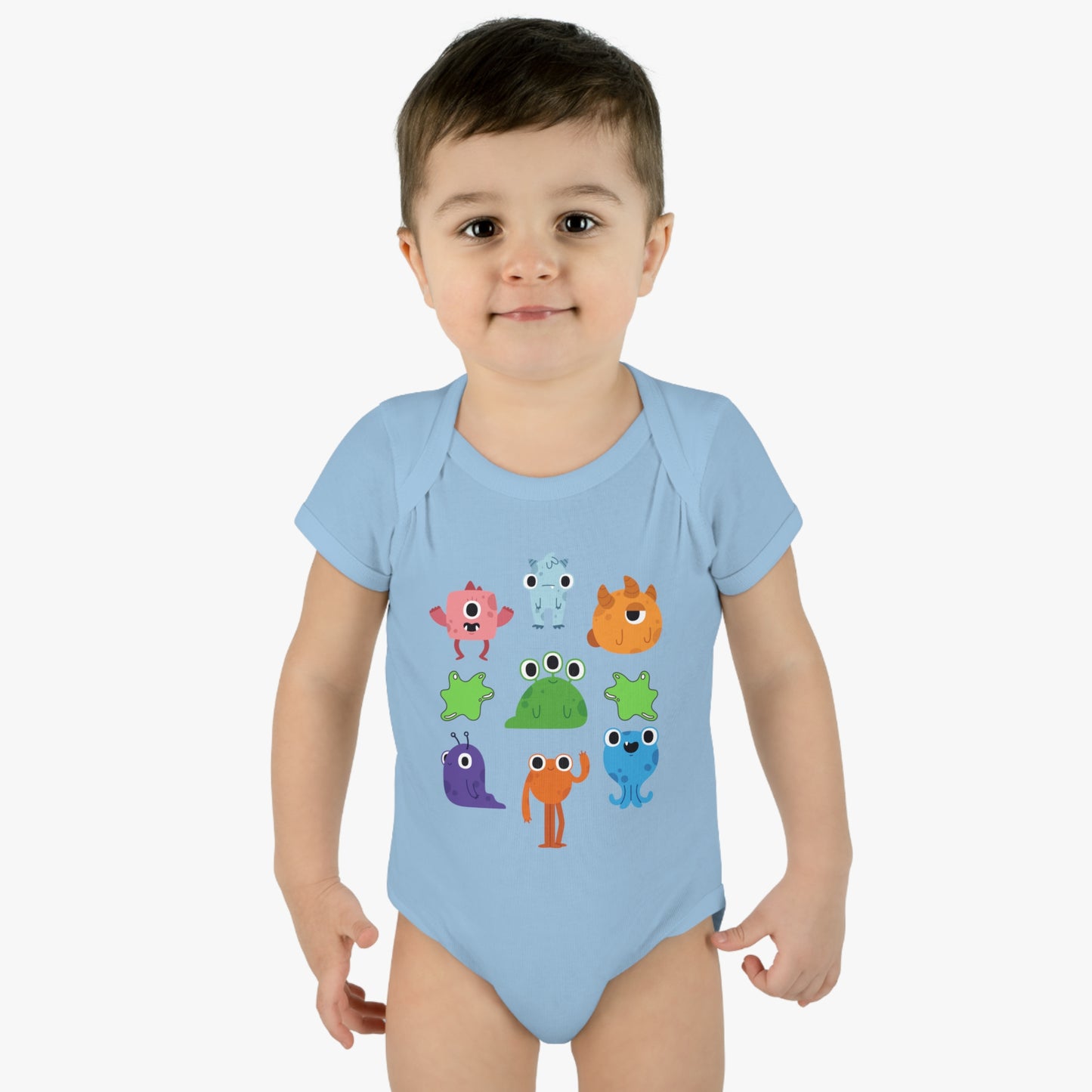 Halloween Monsters Baby Bodysuit (unisex)