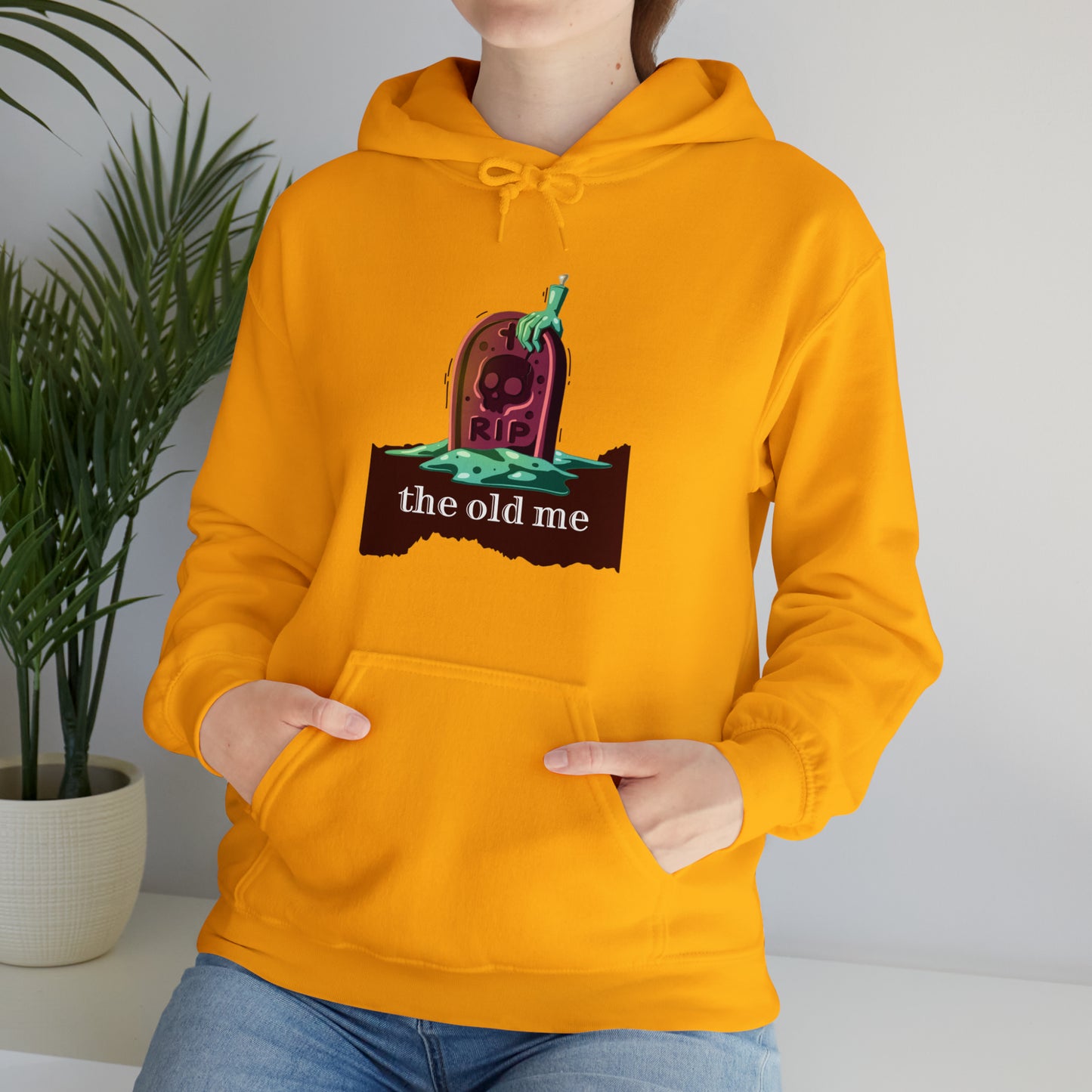 Unisex Hooded Sweatshirt (RIP the old me)