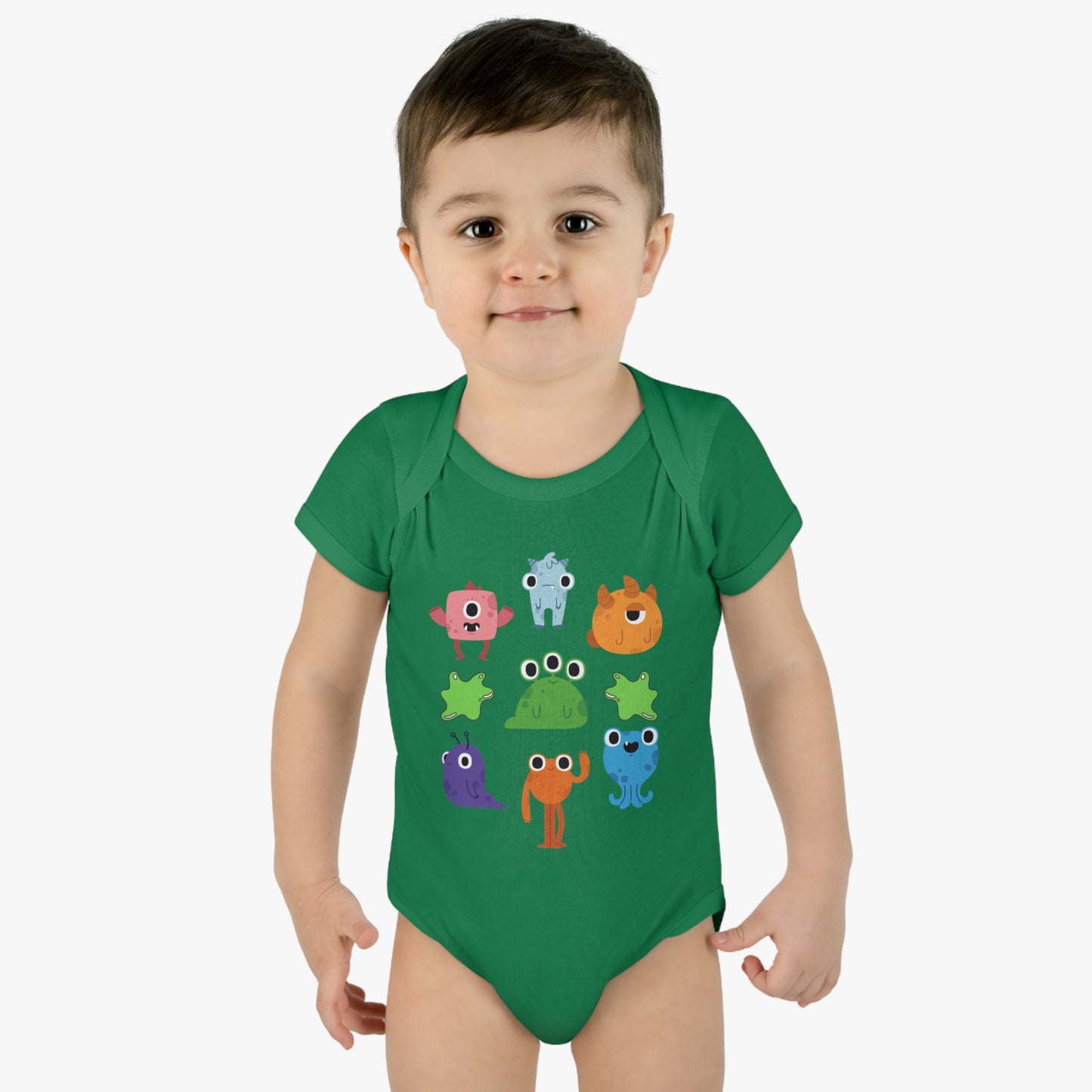 Halloween Monsters Baby Bodysuit (unisex)