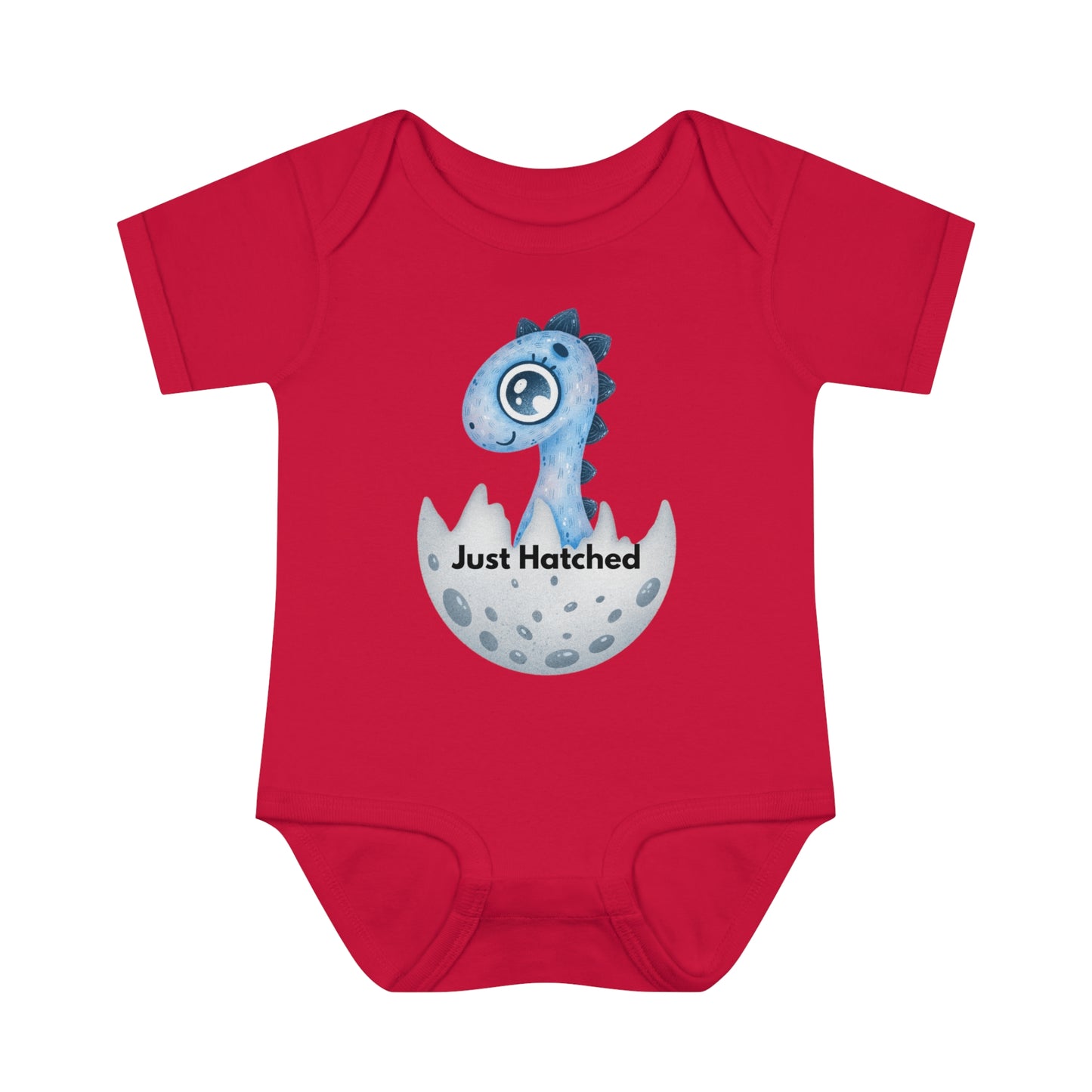 Boy Baby Onesie (just hatched dinosaur)