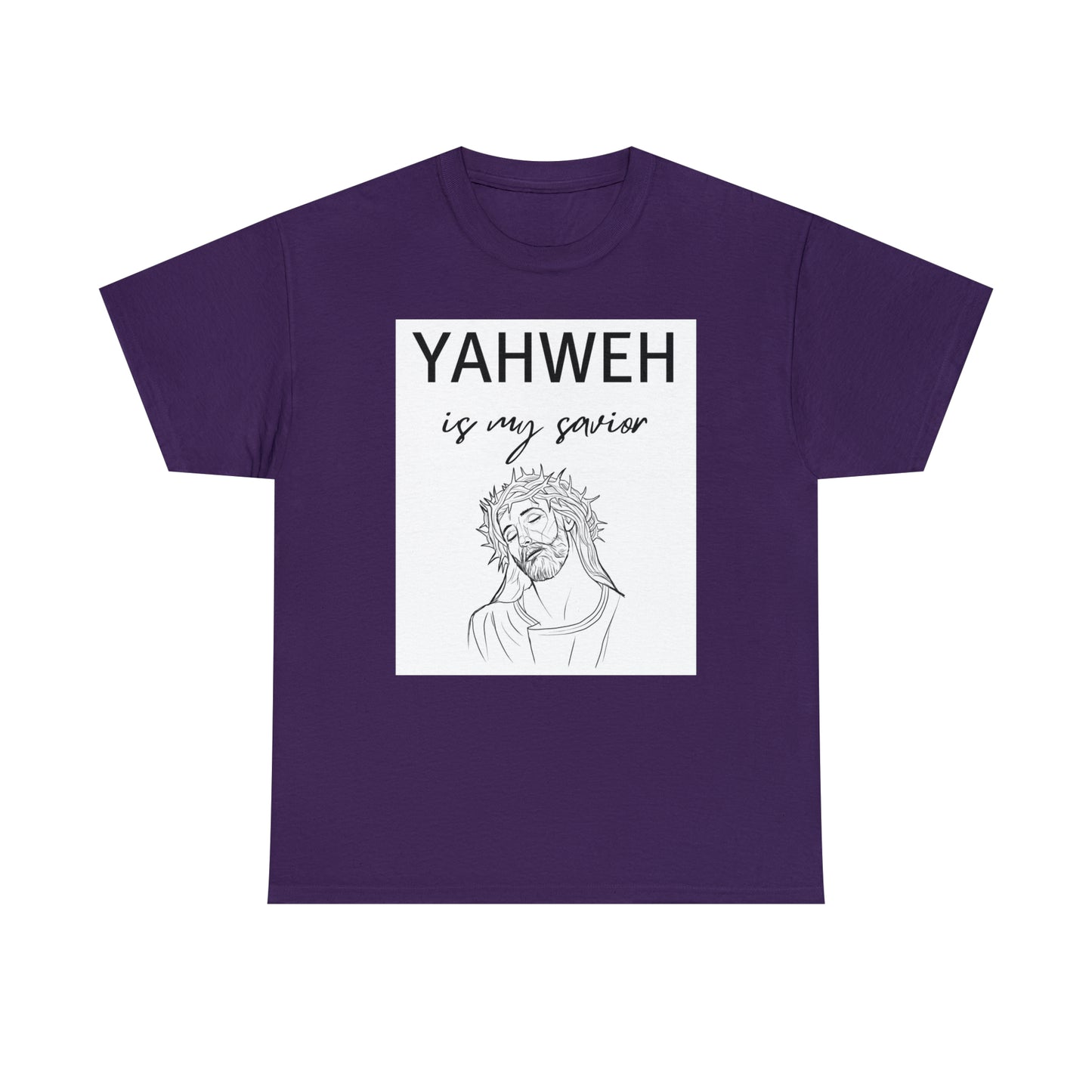 Unisex Tee (Yahweh Is My Savior) with Jesus design