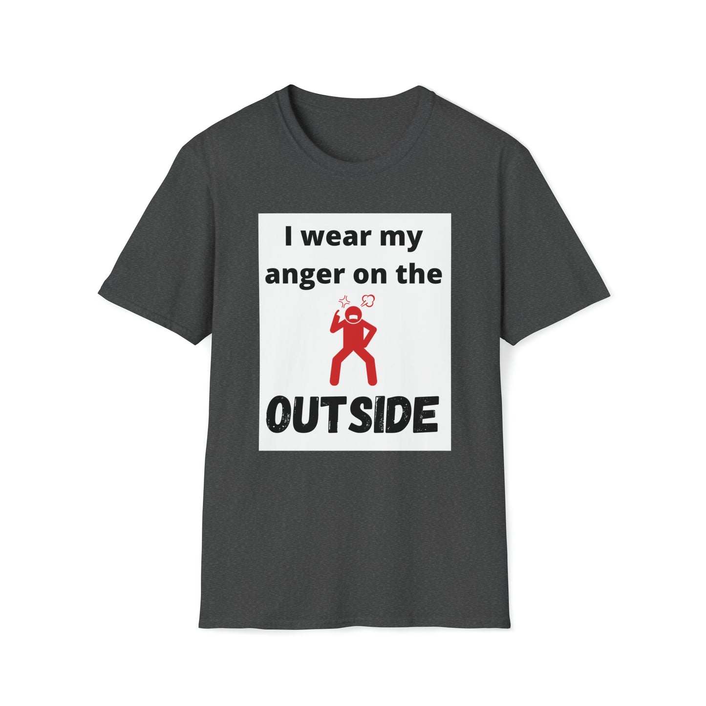 Men’s Softstyle T-Shirt (I wear my anger on the outside)