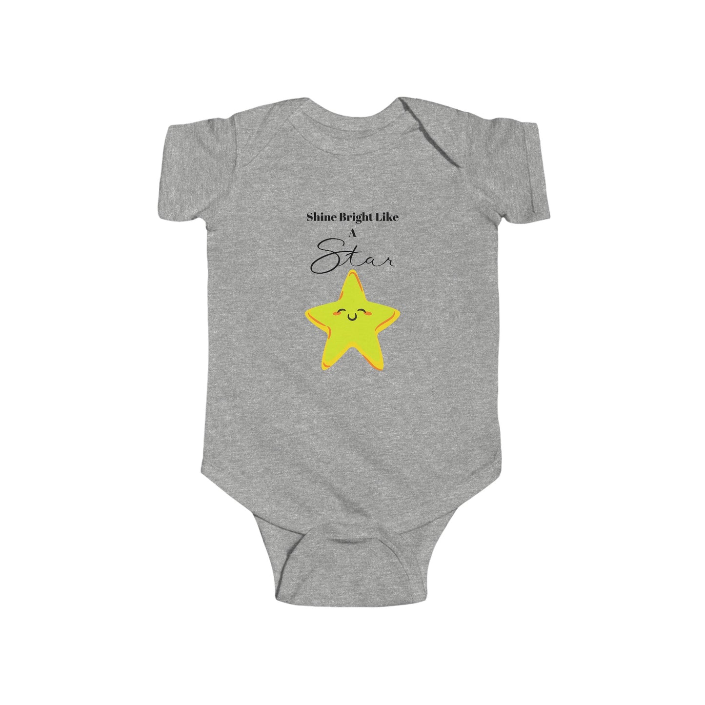 Shine Bright Like A Star Baby Onesie